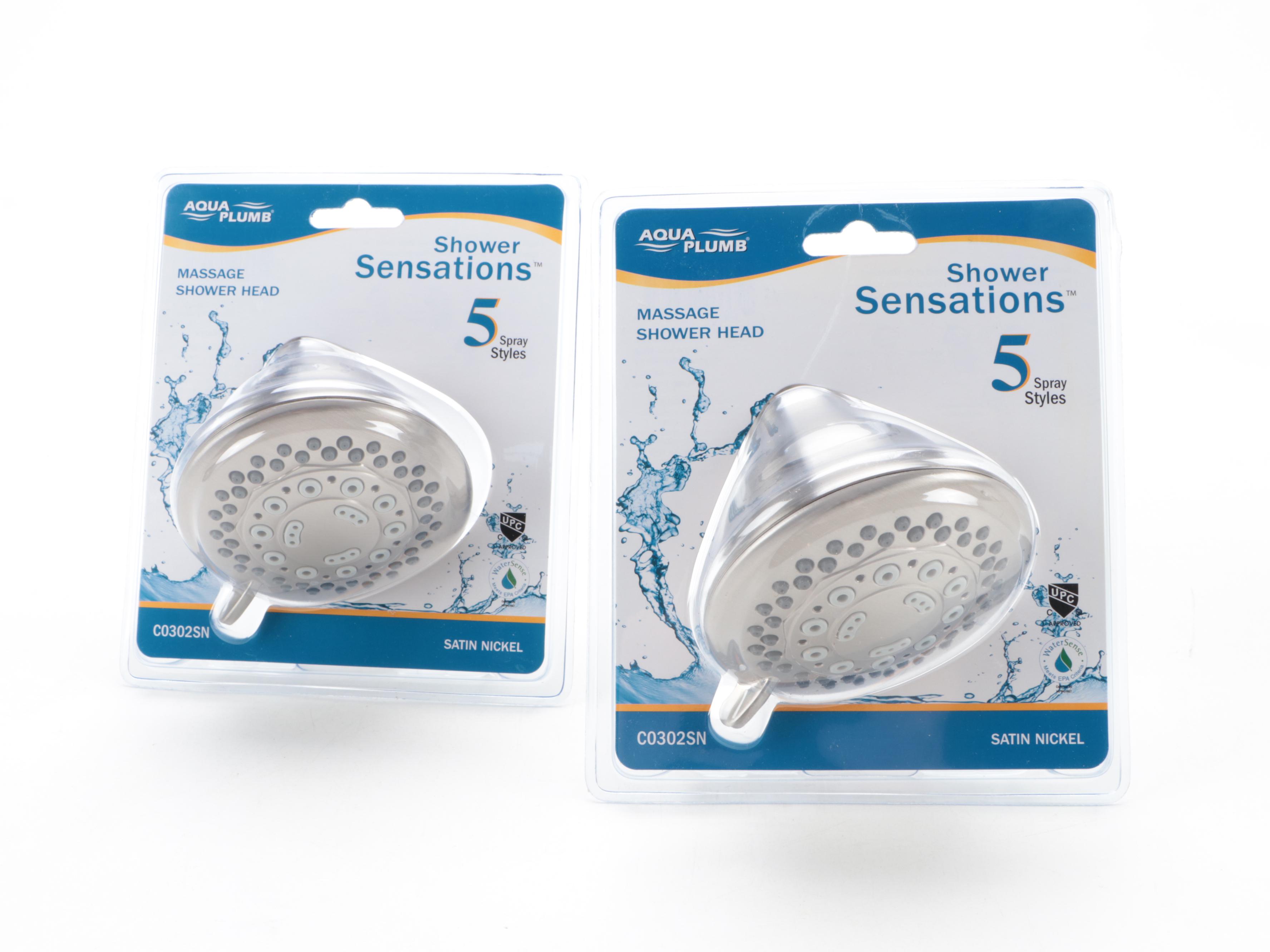 Chrome Towel Bars, Massage Showerheads, Toilet Paper Holders