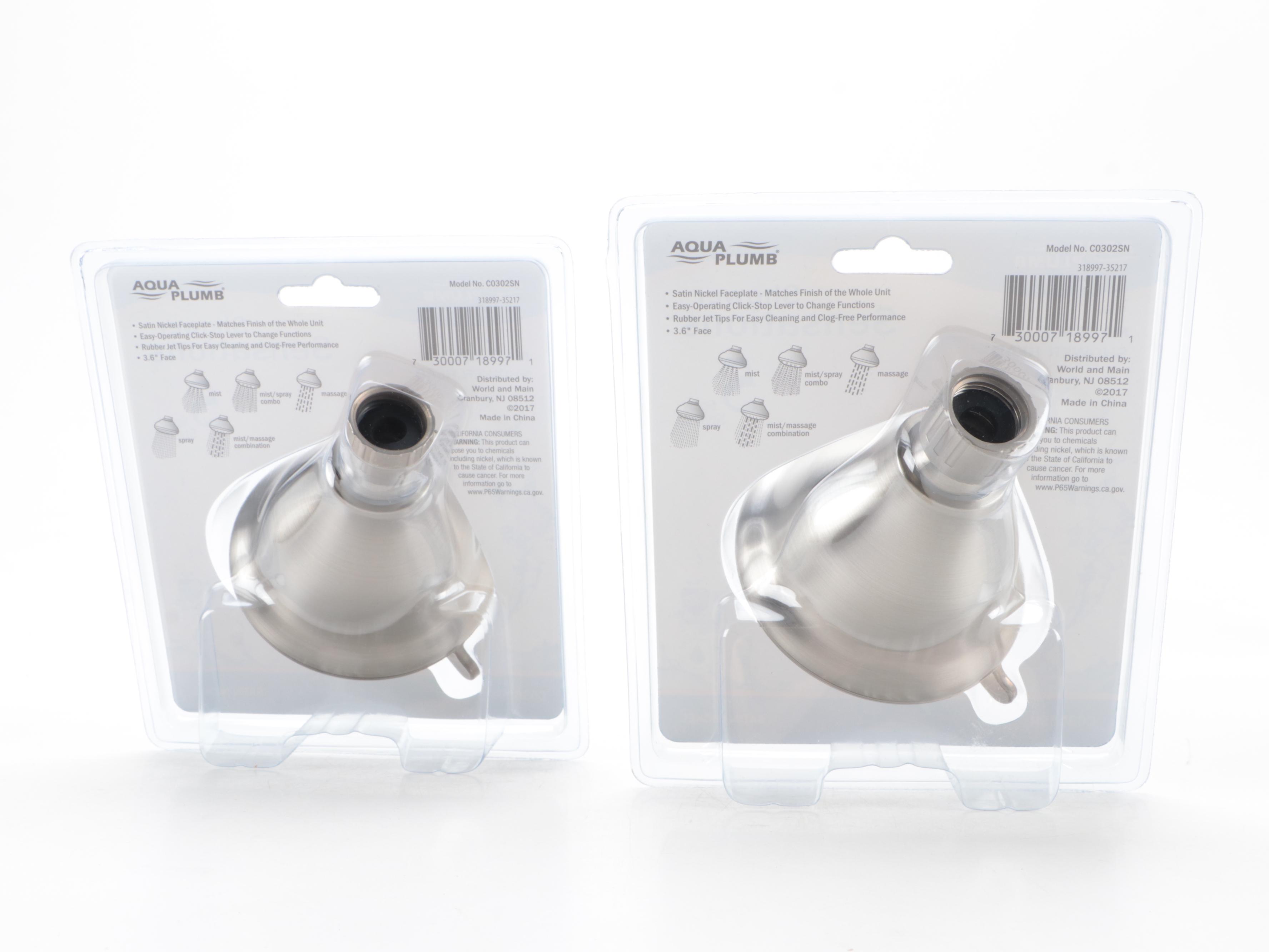 Chrome Towel Bars, Massage Showerheads, Toilet Paper Holders