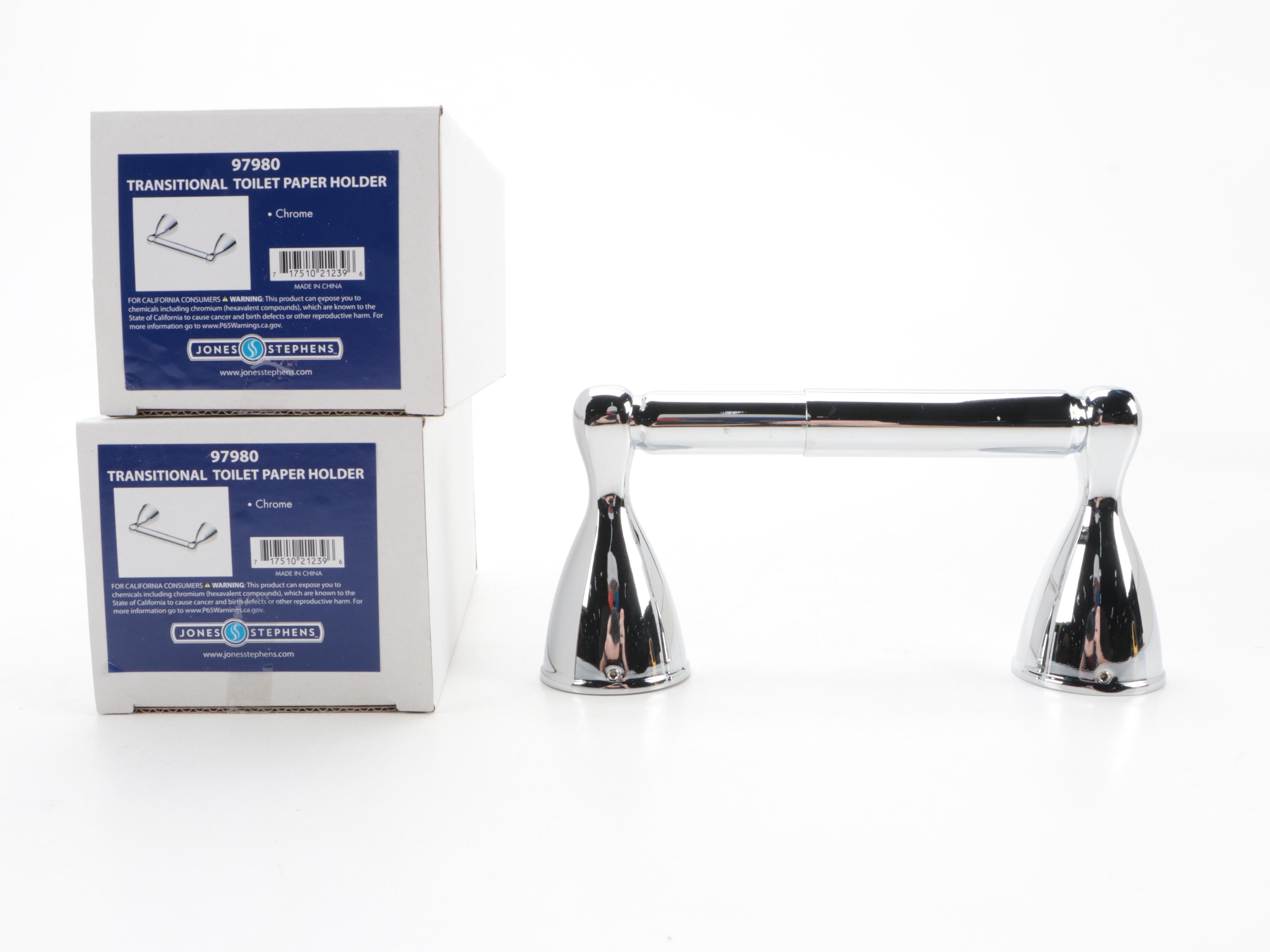 Chrome Towel Bars, Massage Showerheads, Toilet Paper Holders