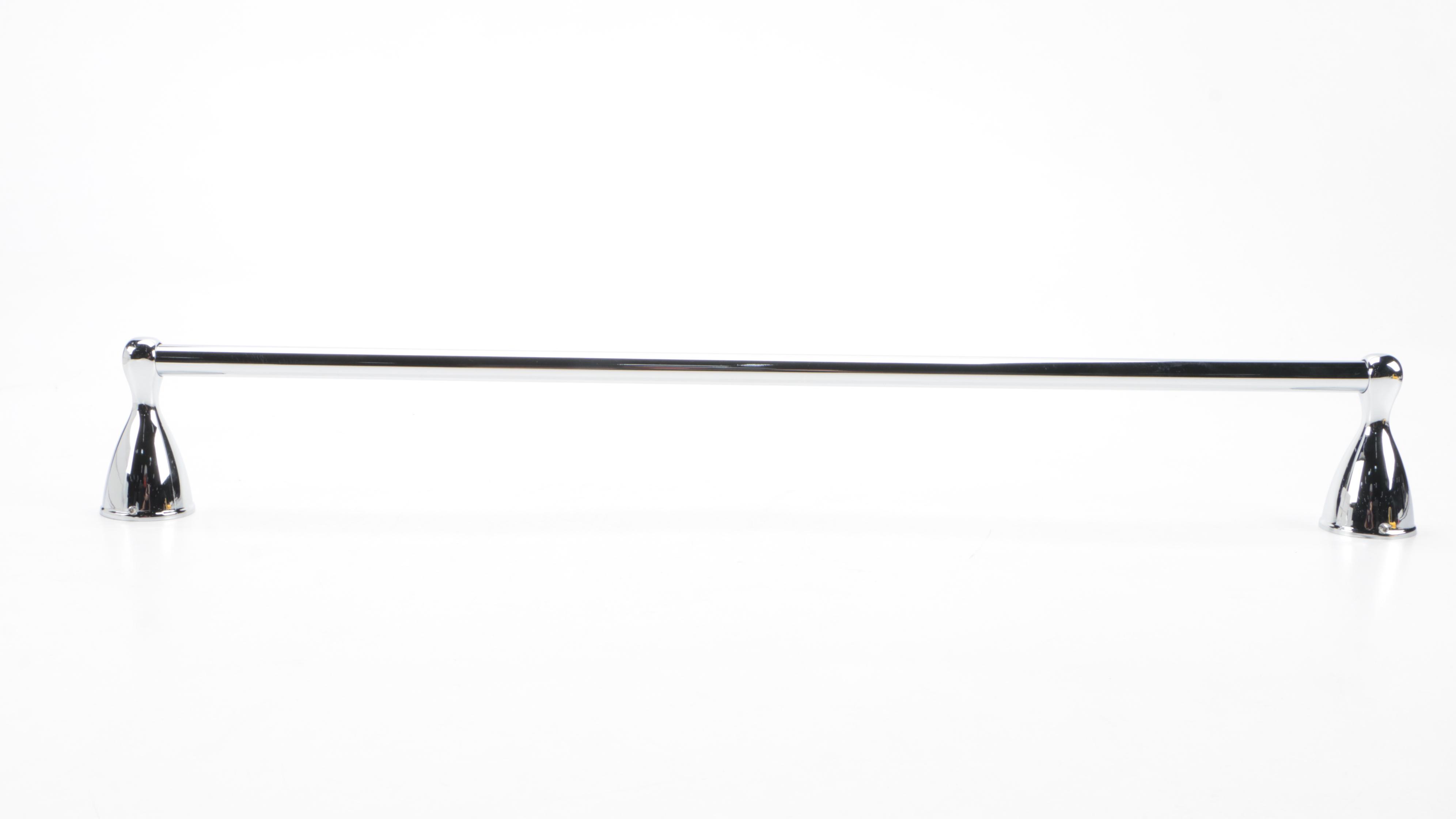 Chrome Towel Bars and Toilet Paper Holders with Massage Showerheads