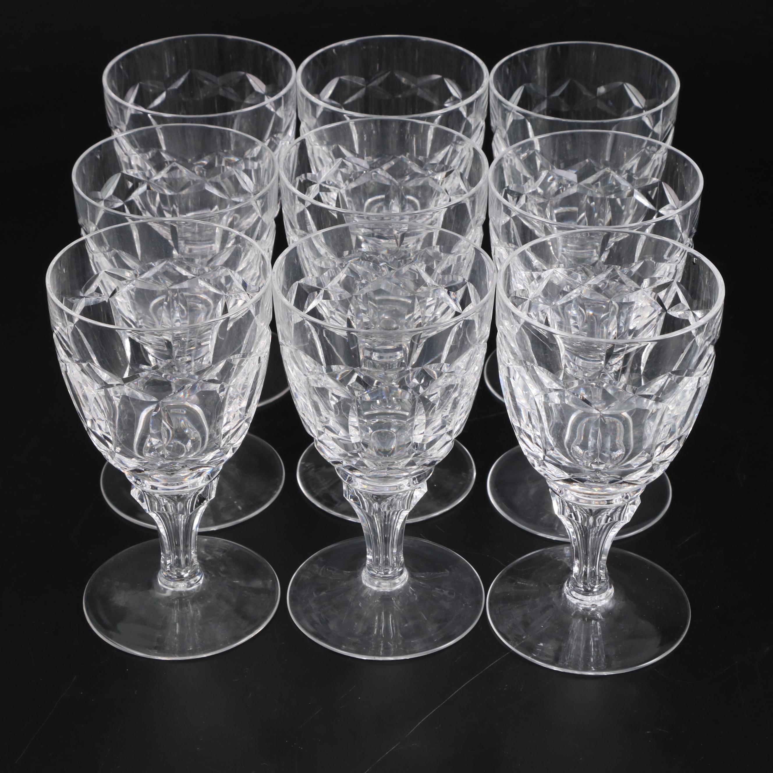 Royal Leerdam "Regal" Crystal Stemware, Mid to Late 20th Century