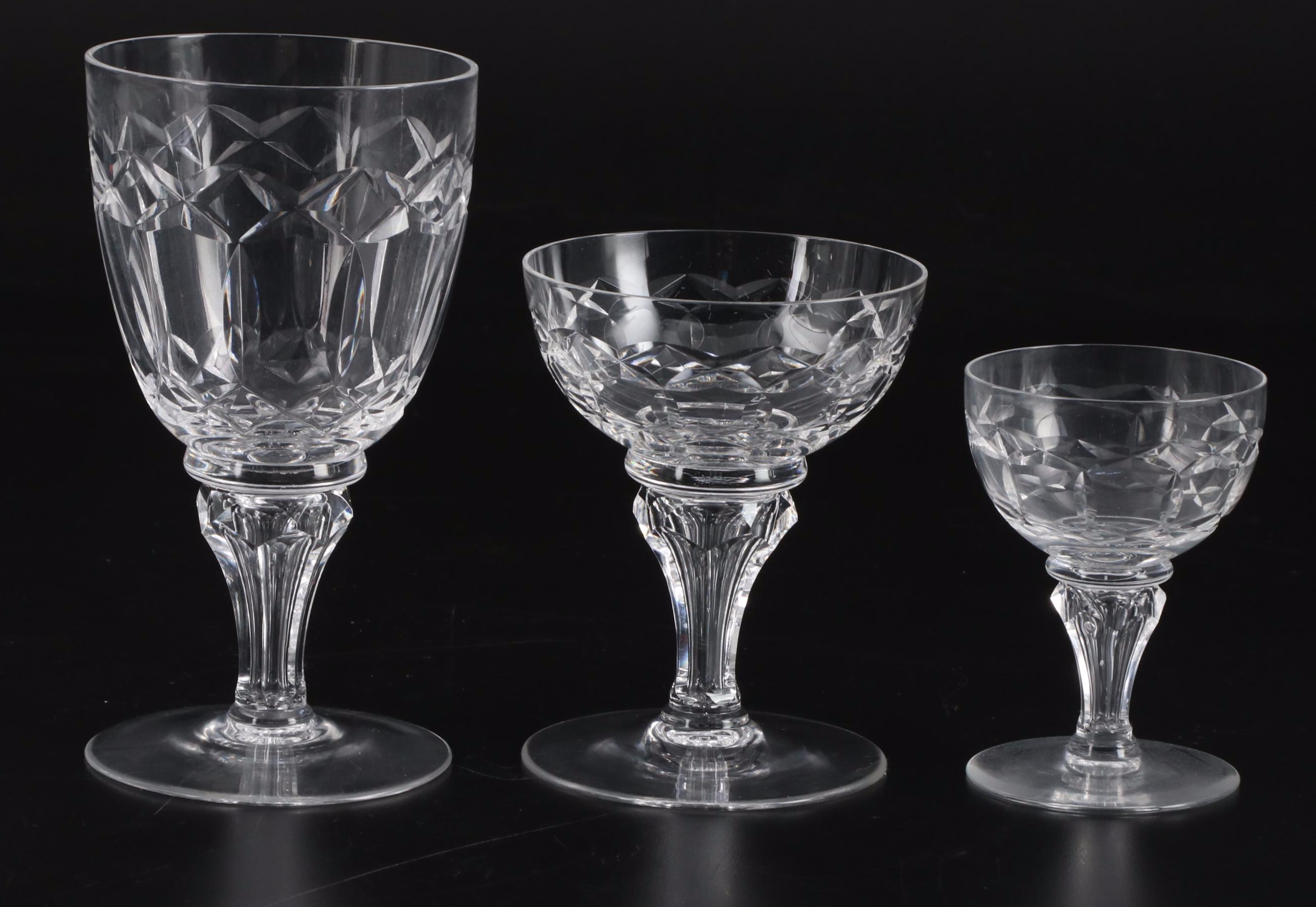 Royal Leerdam "Regal" Crystal Stemware, Mid to Late 20th Century