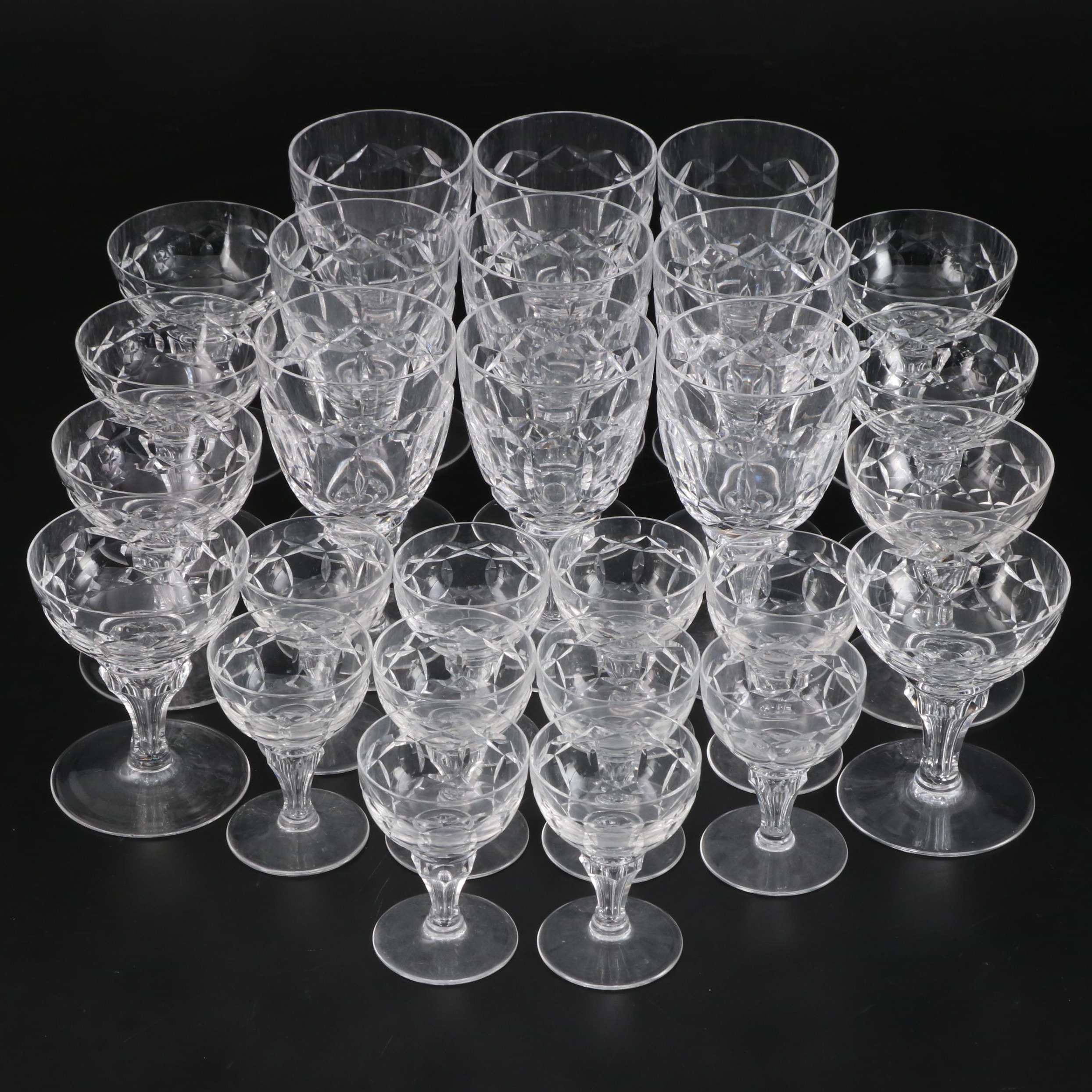 Royal Leerdam "Regal" Crystal Stemware, Mid to Late 20th Century
