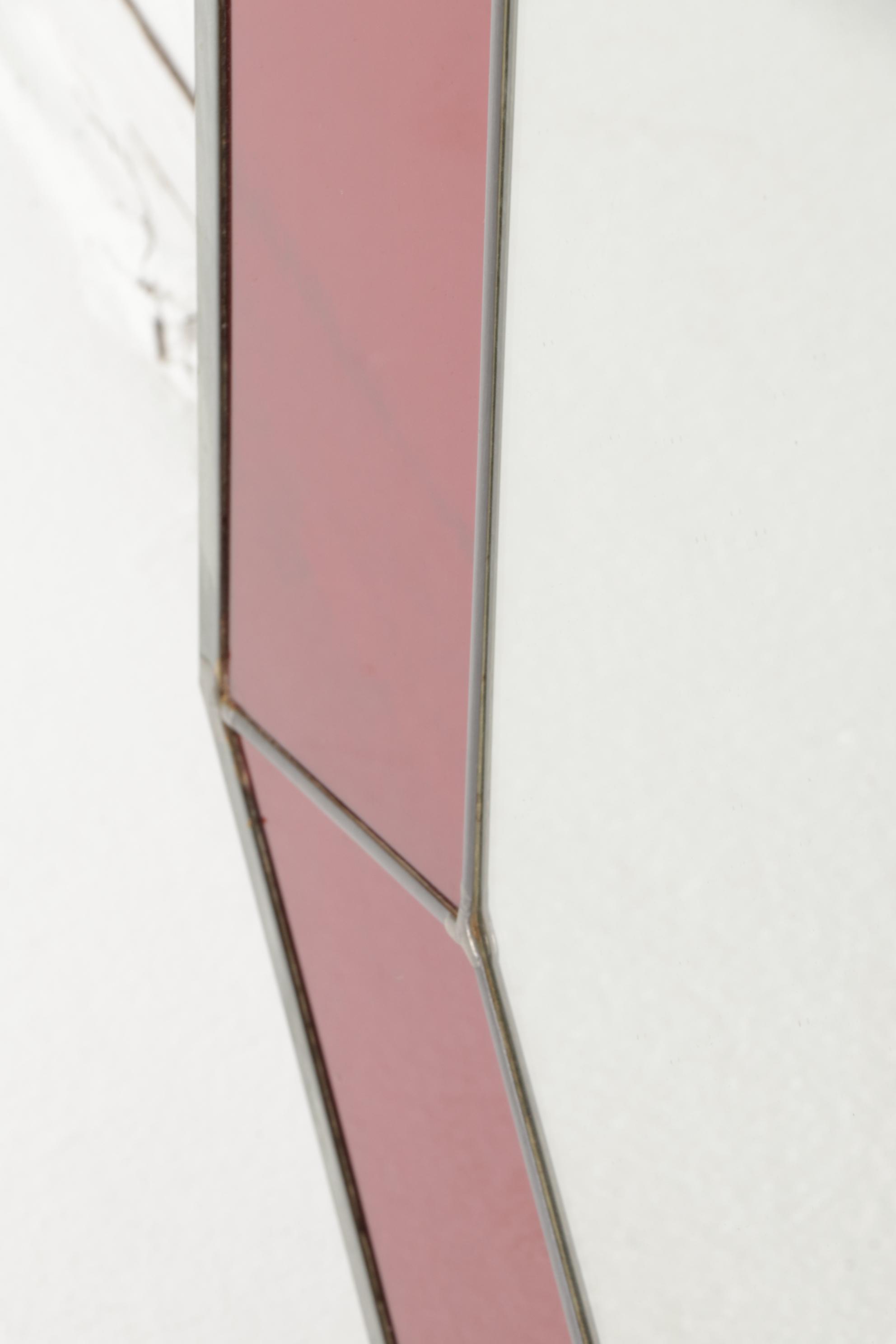 The Ohio State University Buckeyes Block Letter "O" Stained Glass Wall Mirror