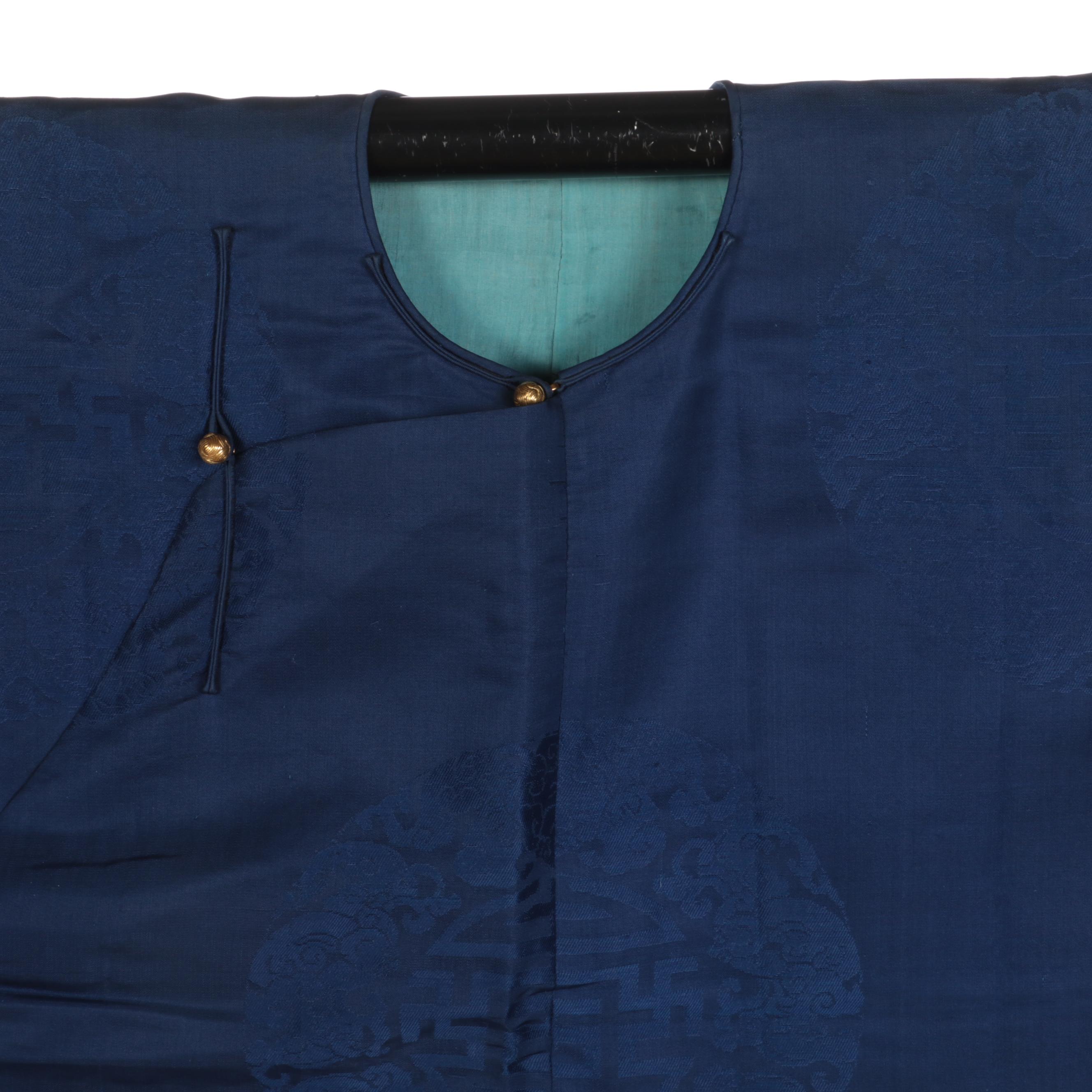 Men's Chinese Nobility Semi-Formal Jifu Robe, Late Qing Dynasty