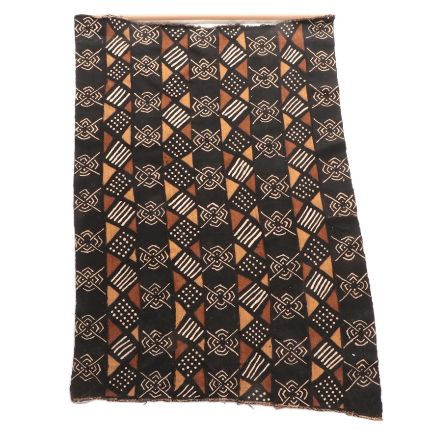 West African Mud Cloth Remnant