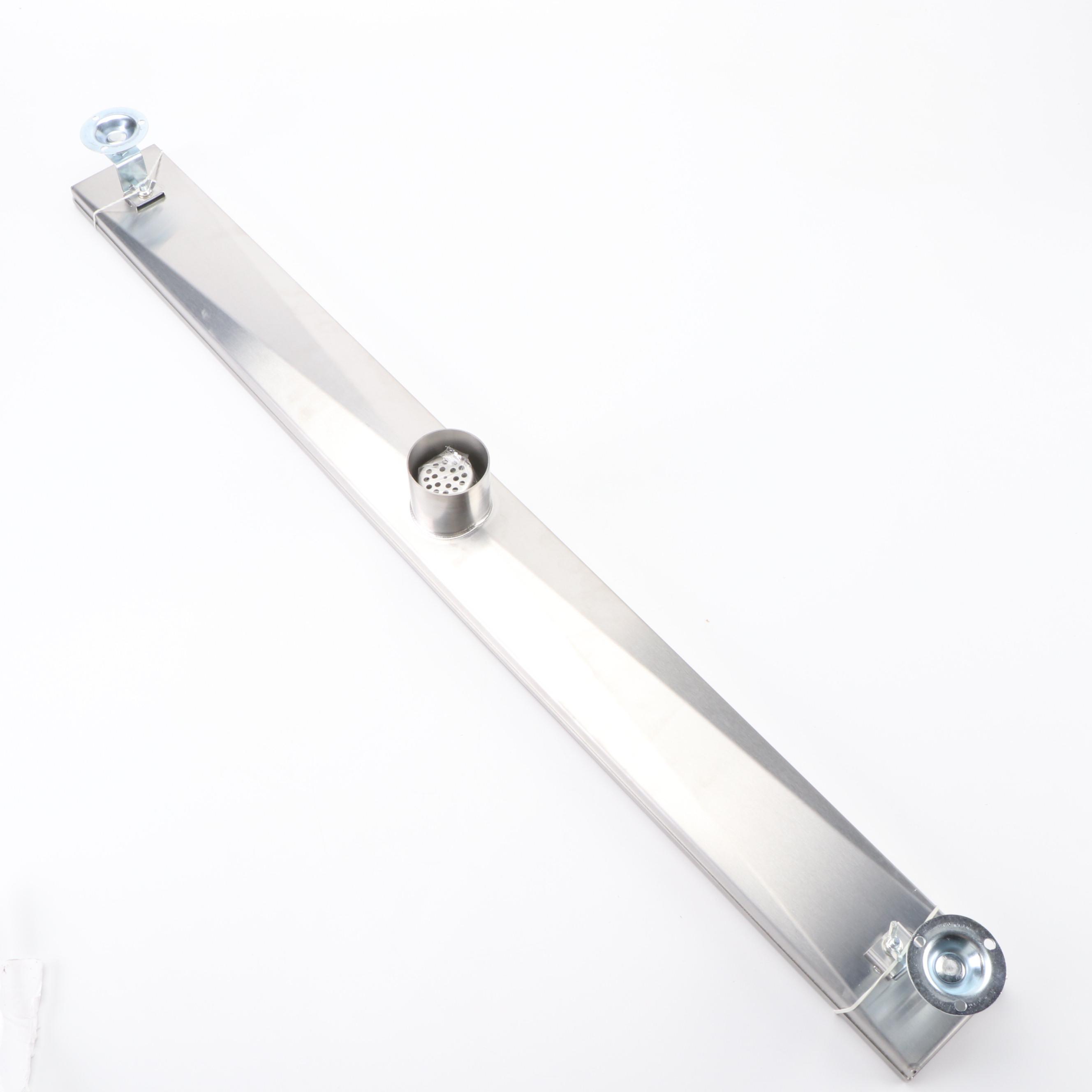 White PVC Shower Drain, Rainfall Shower System and Linear Shower Drain