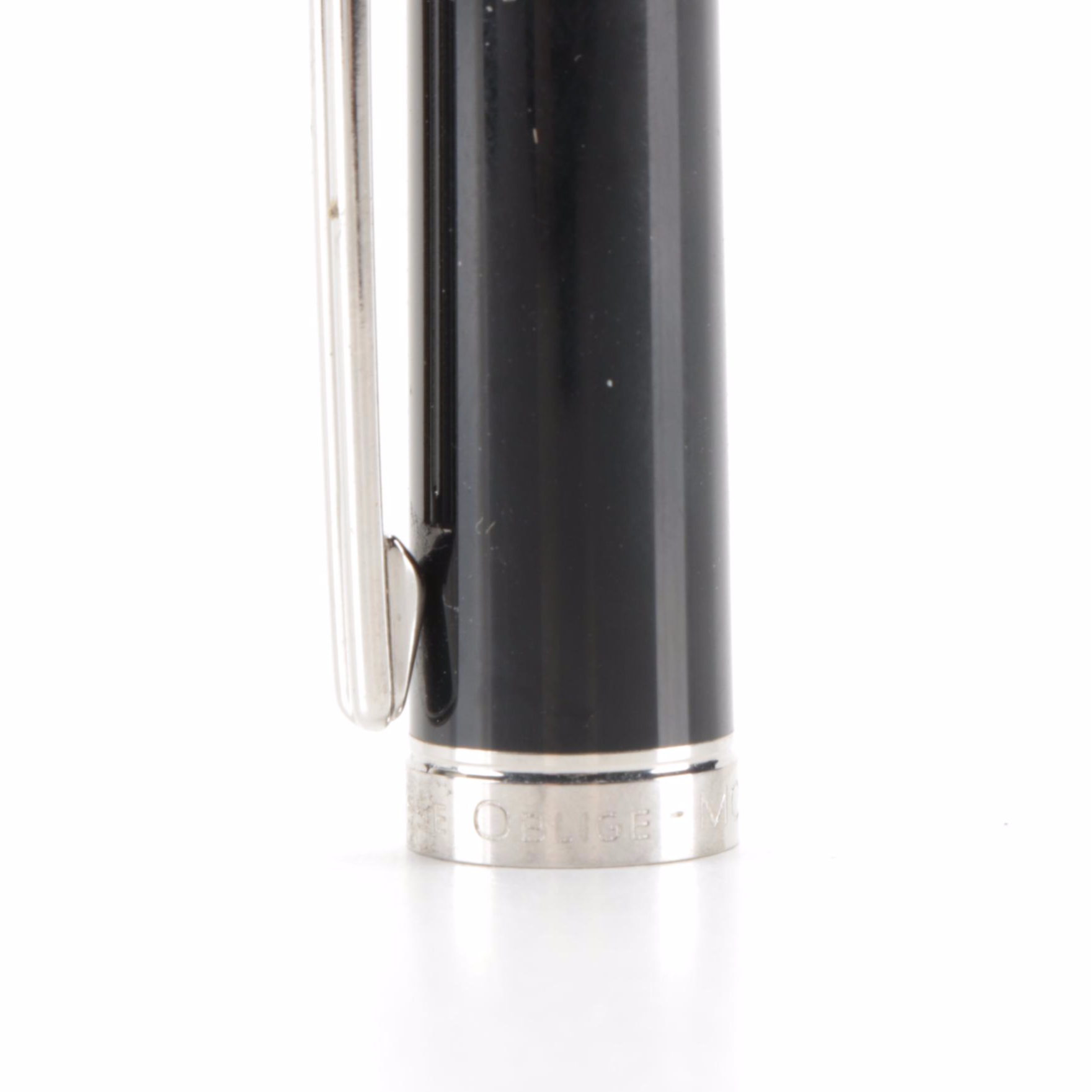 Montblanc "Noblesse Oblige" Black Resin Rollerball Pen