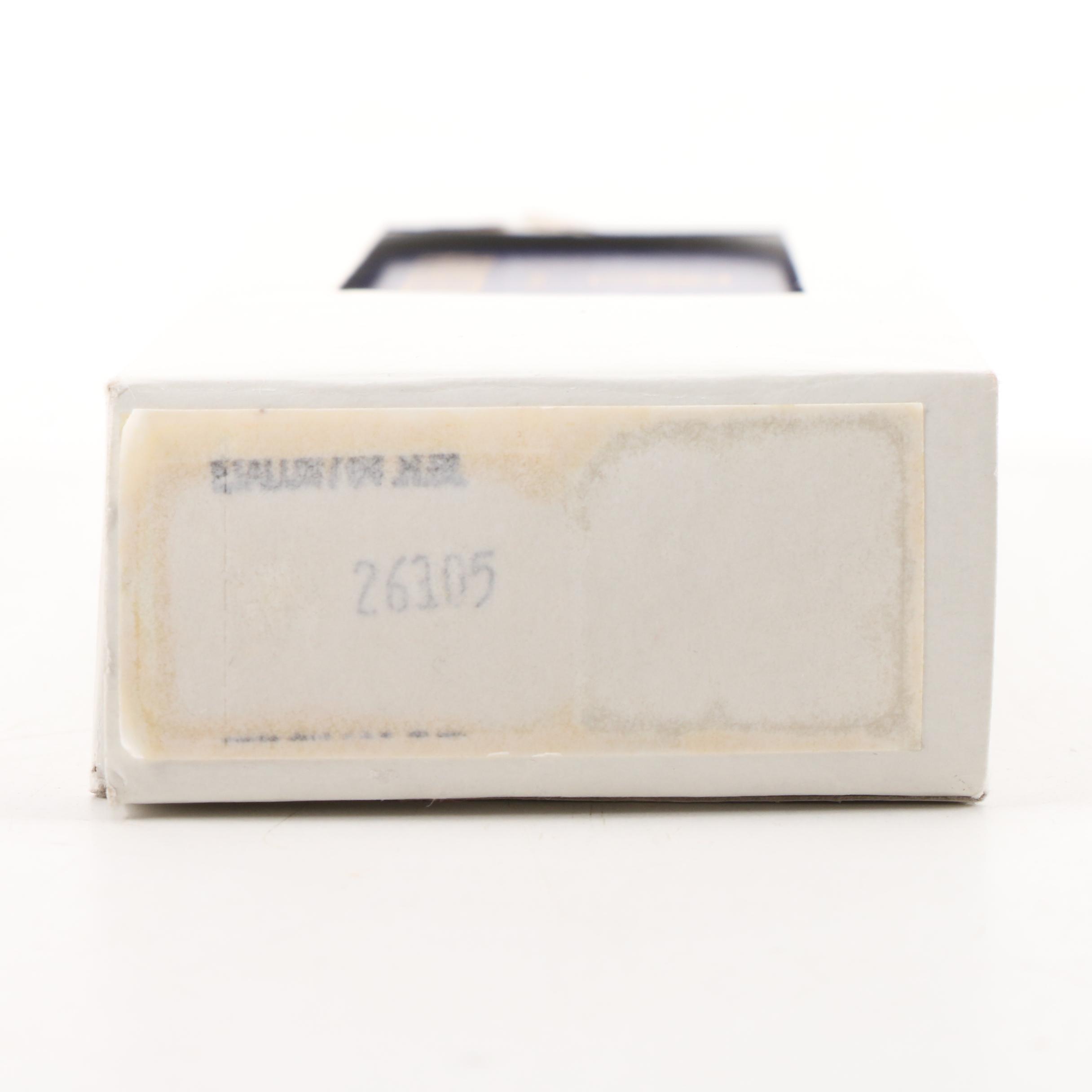 Waterman of Paris Ideal Black and Gold Fountain Pen with Case