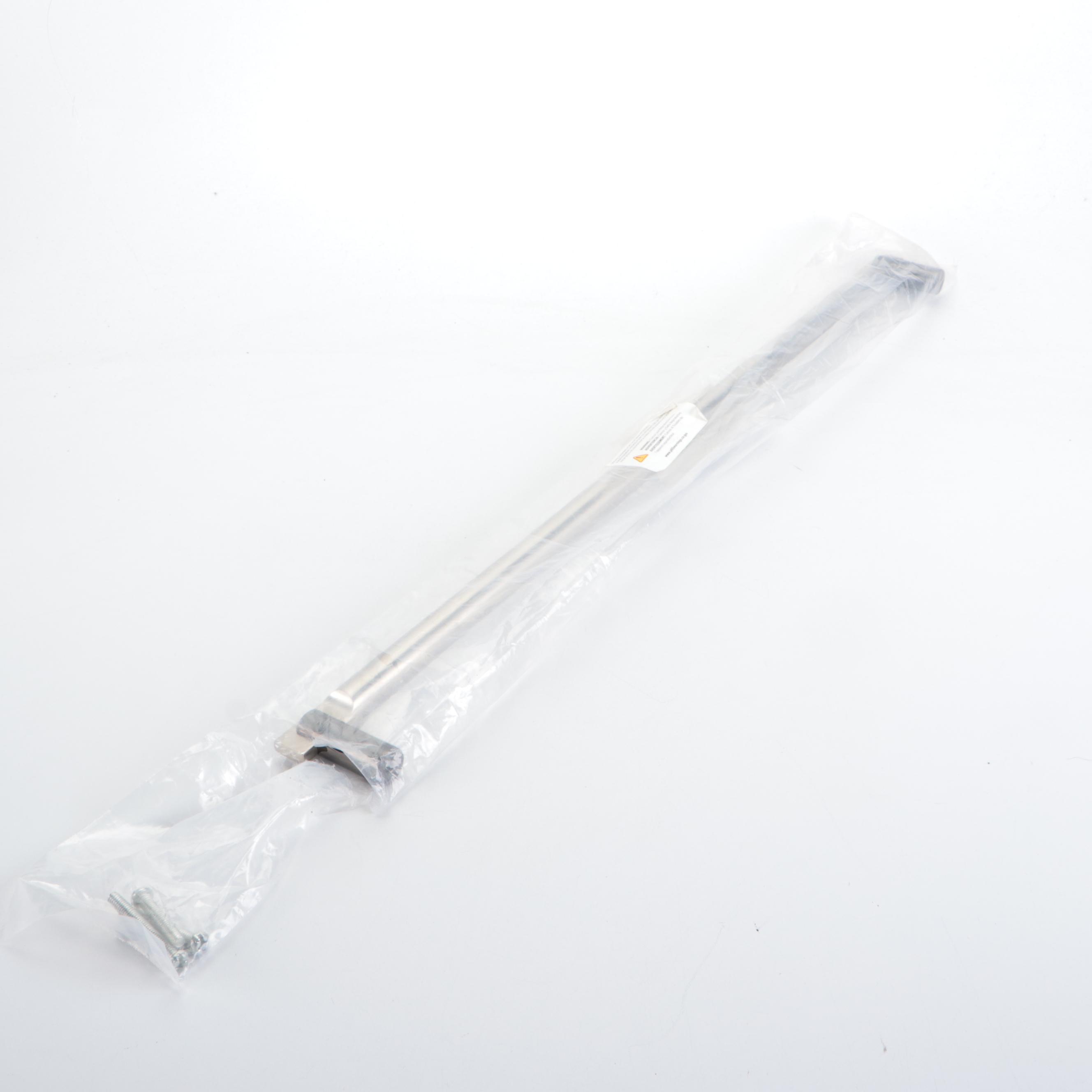 24'' Round Modern Style Brass Appliance Pull in Brushed and Black Nickel Finish