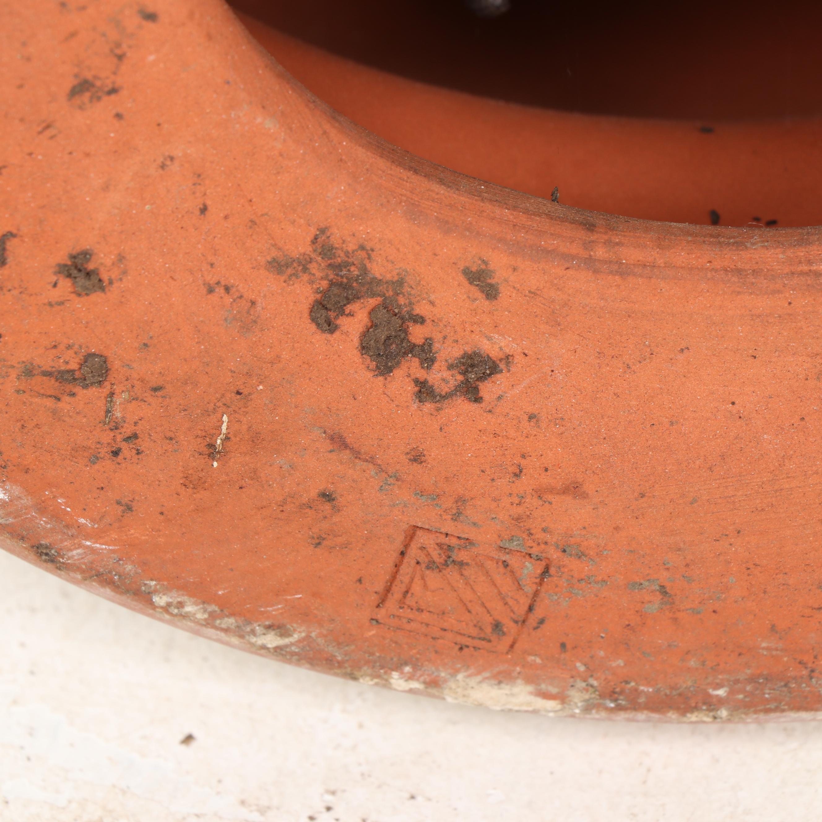 Mackenzie-Childs Hand-Painted Earthenware Side Table