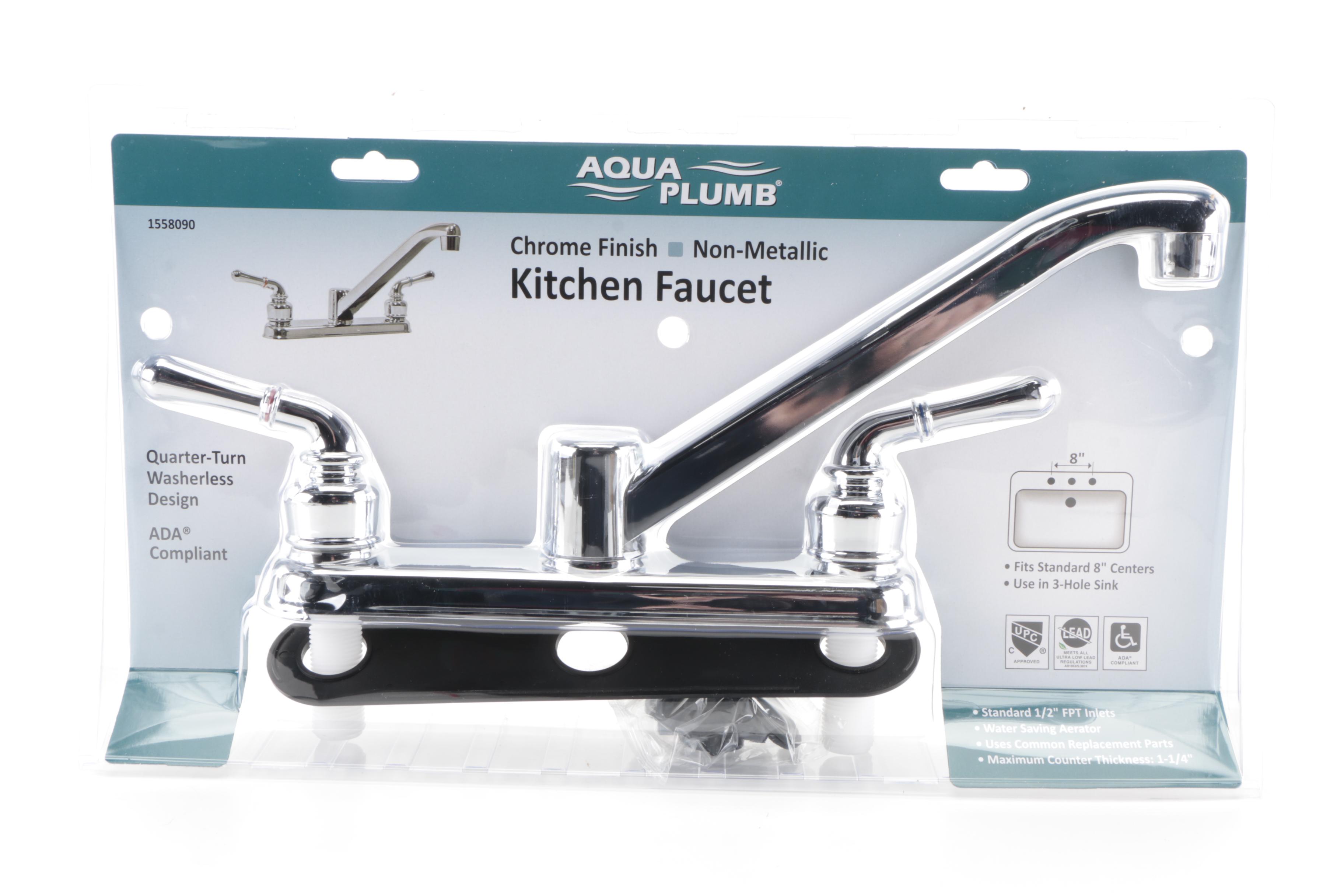 Kitchen Faucet Sets, Showerhead, Toilet Paper Holder and Towel Bar
