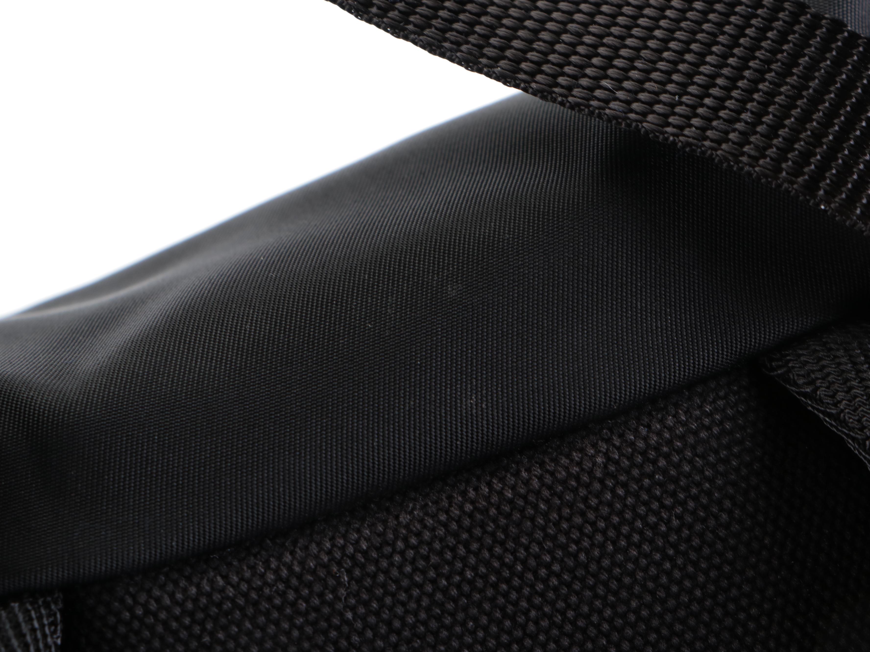 Prada Double-Buckle Backpack in Black Tessuto Nylon