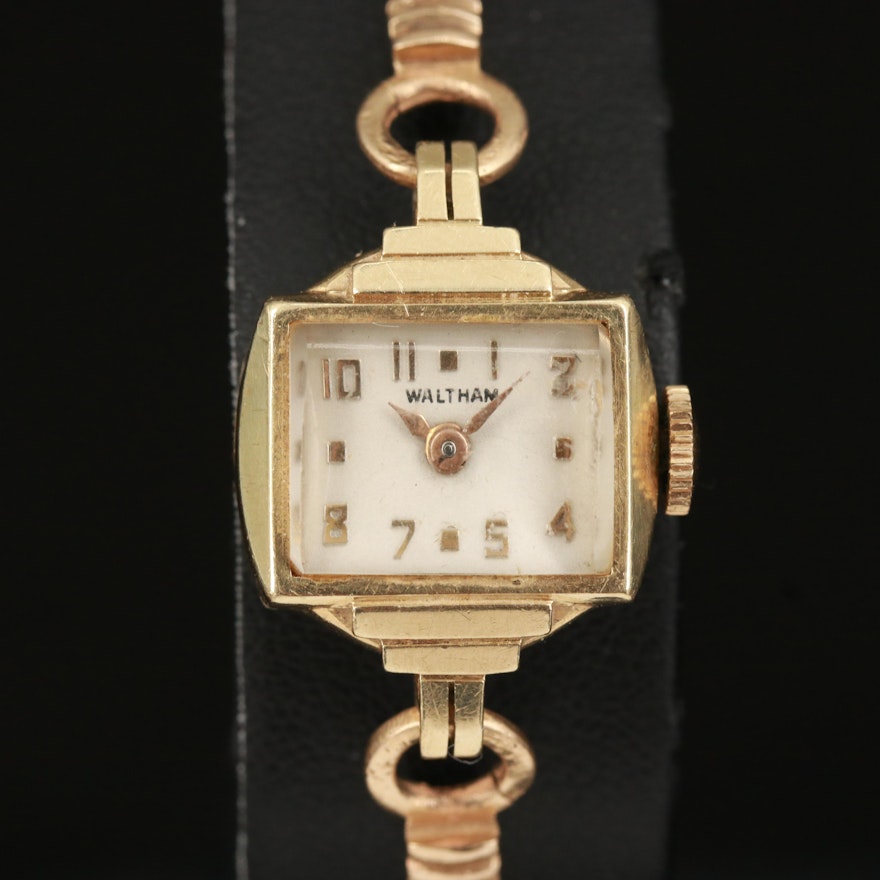 14K Waltham Manual Wind Wristwatch