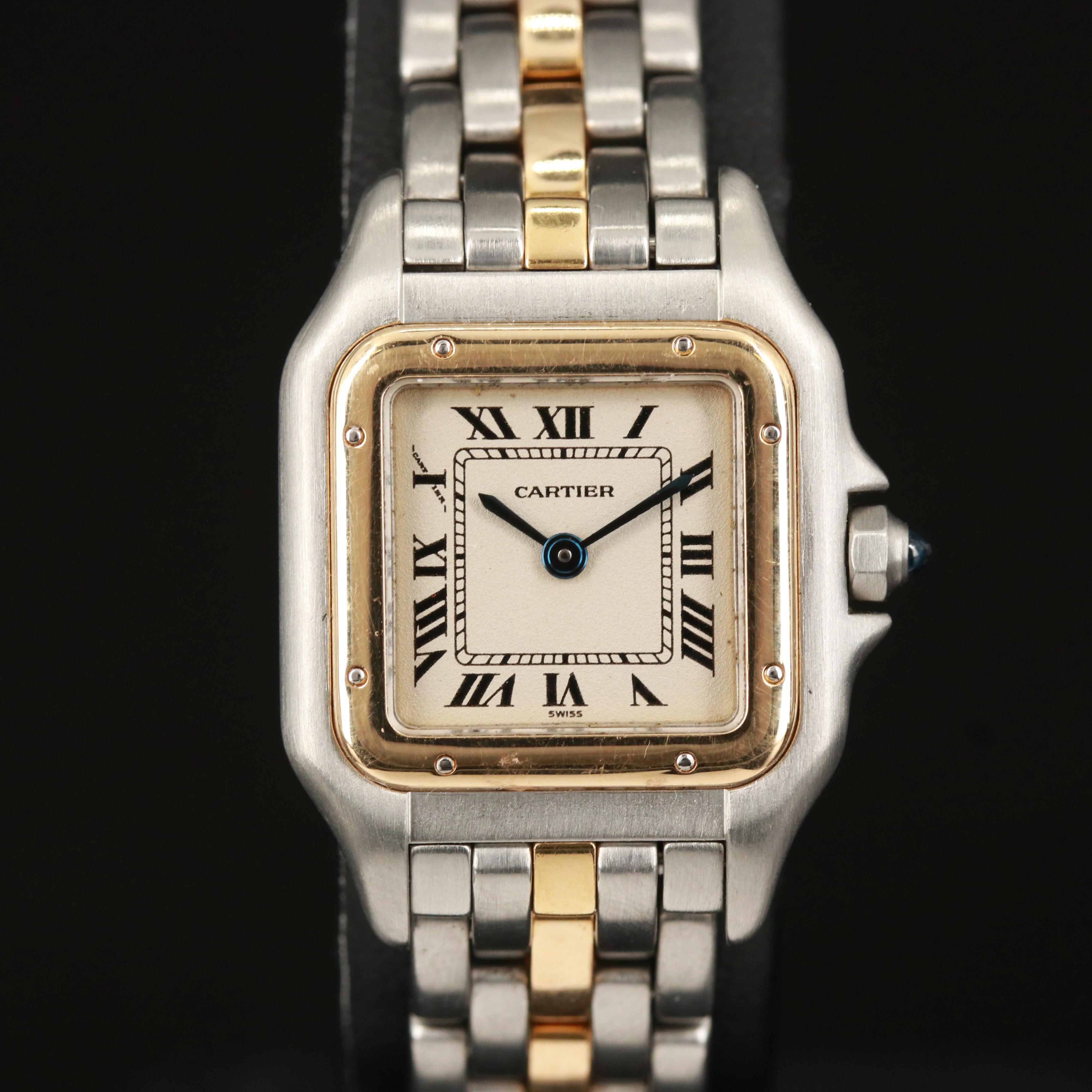 Cartier Panthere 18K and Stainless Steel Quartz Watch