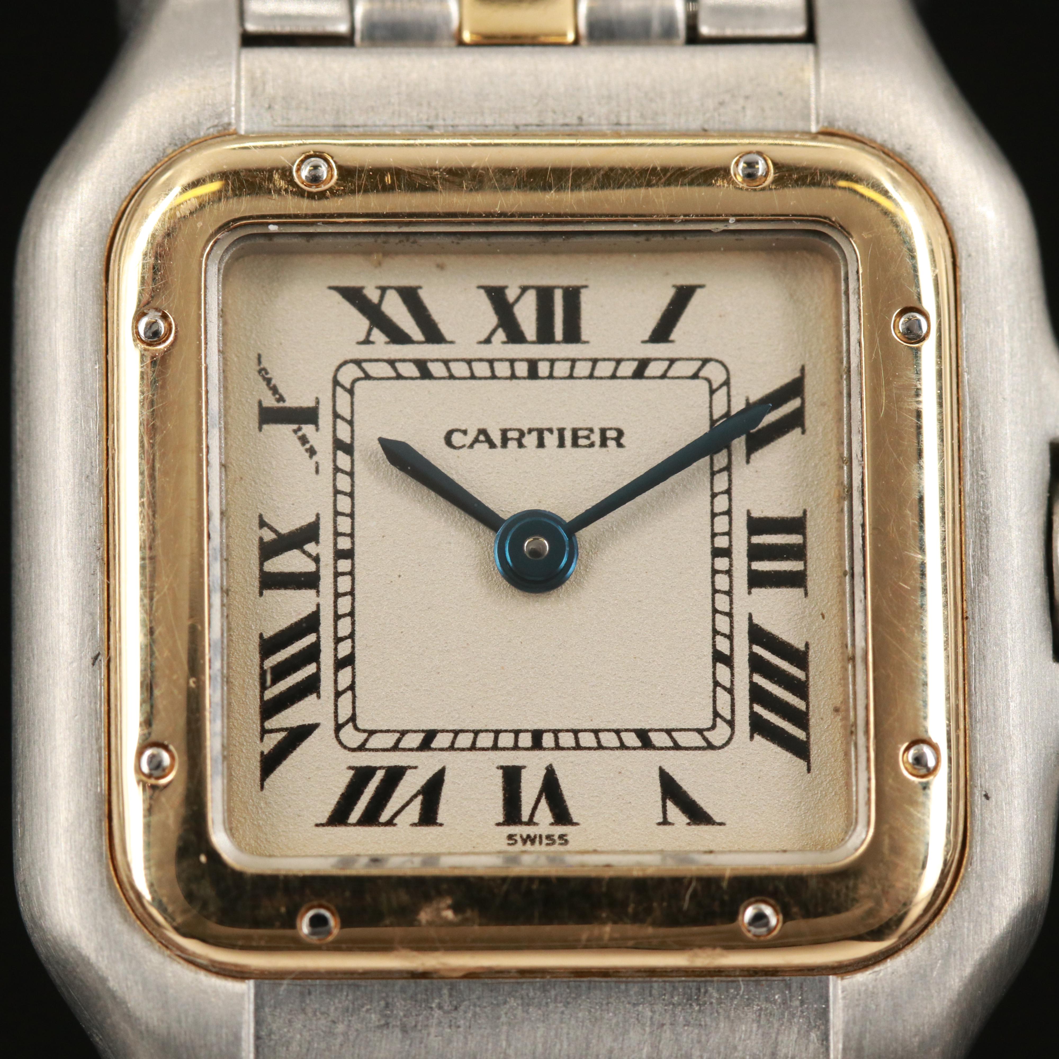 Cartier Panthere 18K and Stainless Steel Quartz Watch