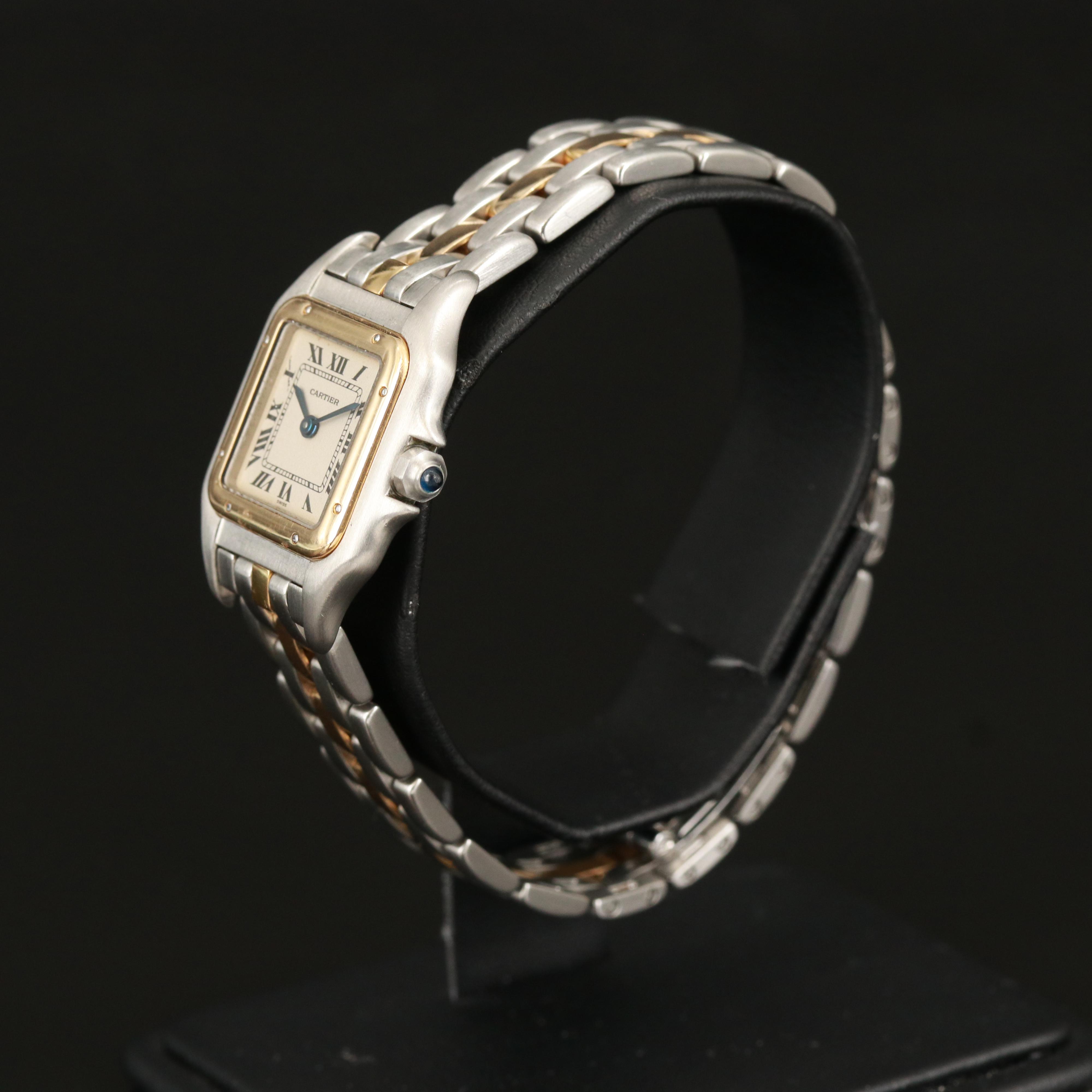 Cartier Panthere 18K and Stainless Steel Quartz Watch