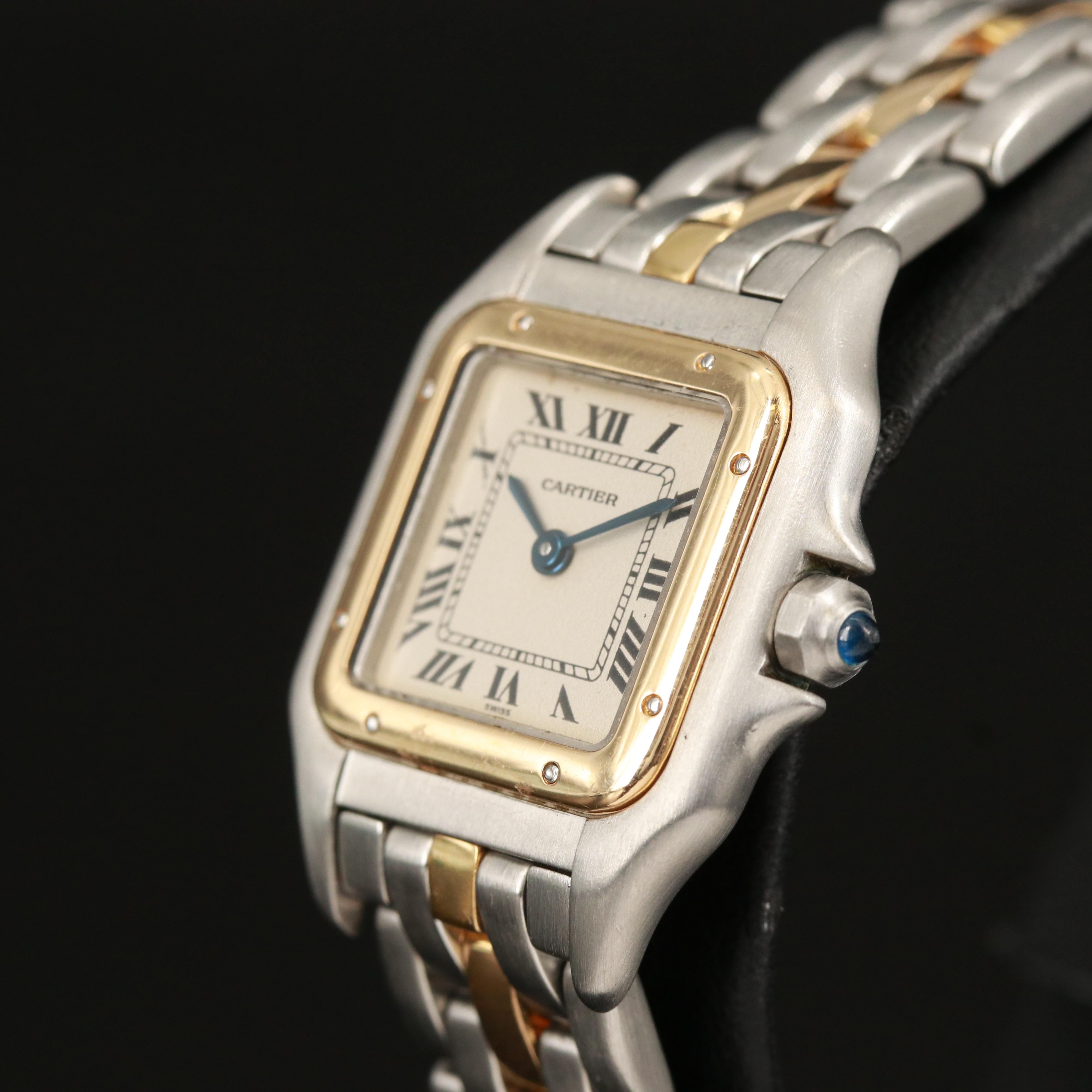 Cartier Panthere 18K and Stainless Steel Quartz Watch