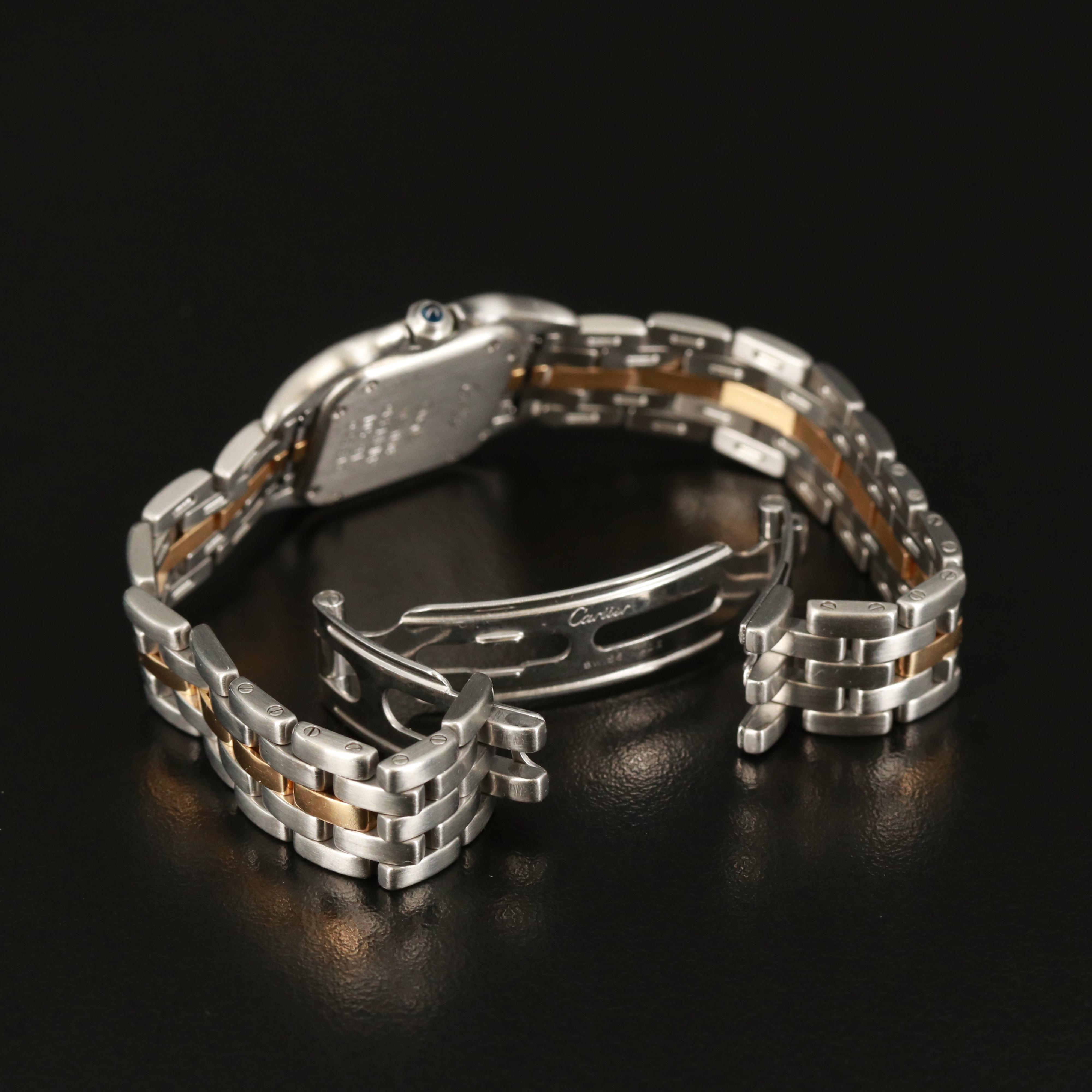 Cartier Panthere 18K and Stainless Steel Quartz Watch