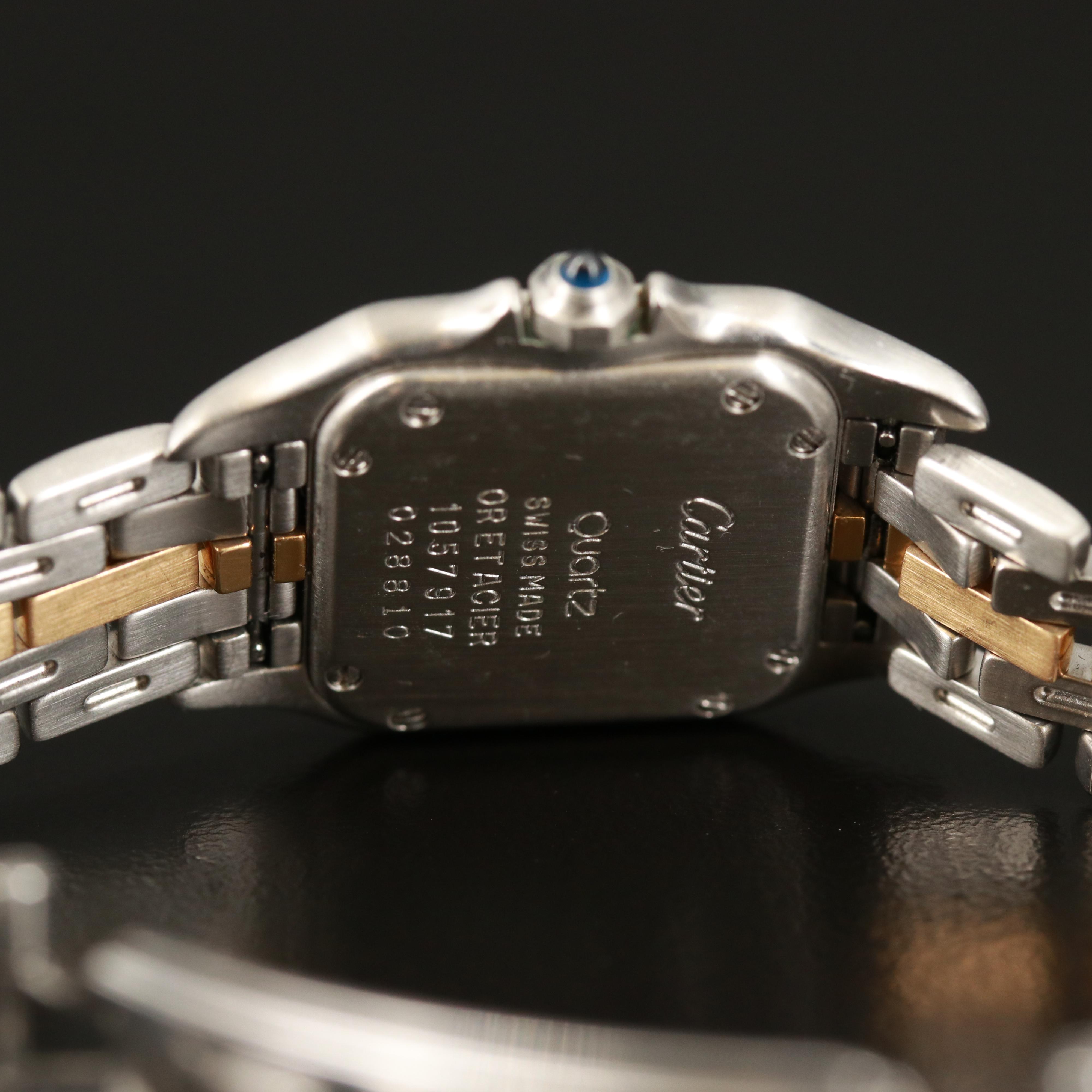 Cartier Panthere 18K and Stainless Steel Quartz Watch