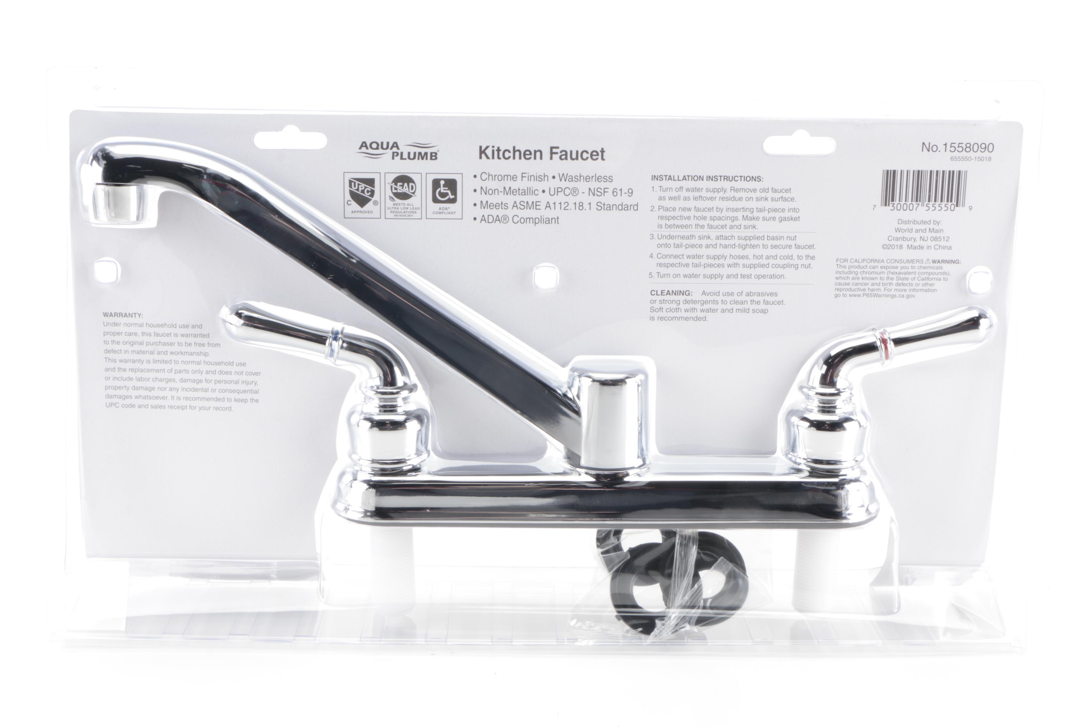 Kitchen Faucet Sets, Showerhead, Toilet Paper Holder, Shower Rings, Towel Bar