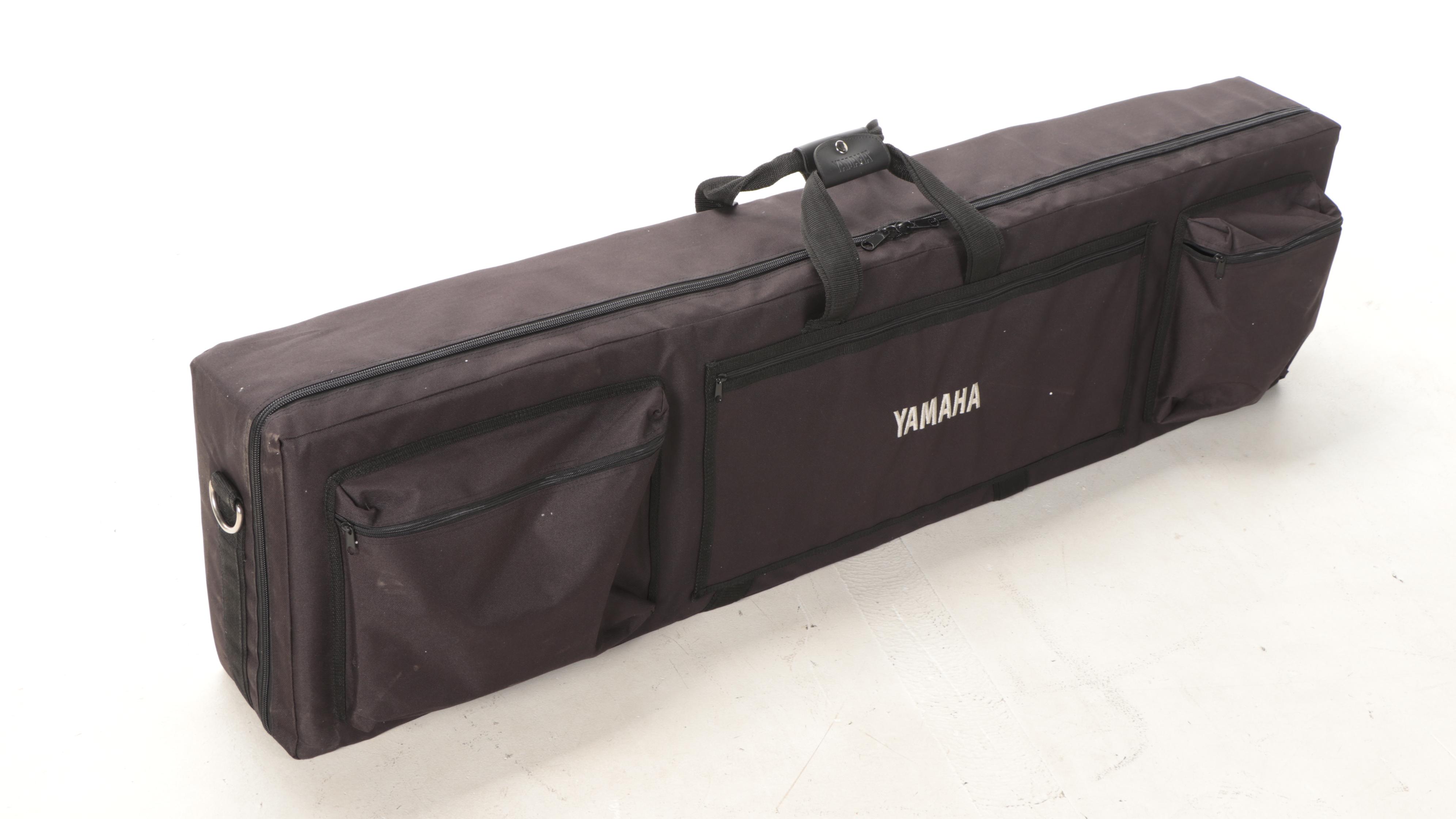 Yamaha P-80 88-Key Electric Piano Keyboard with Stand, Carrying Case and Seat