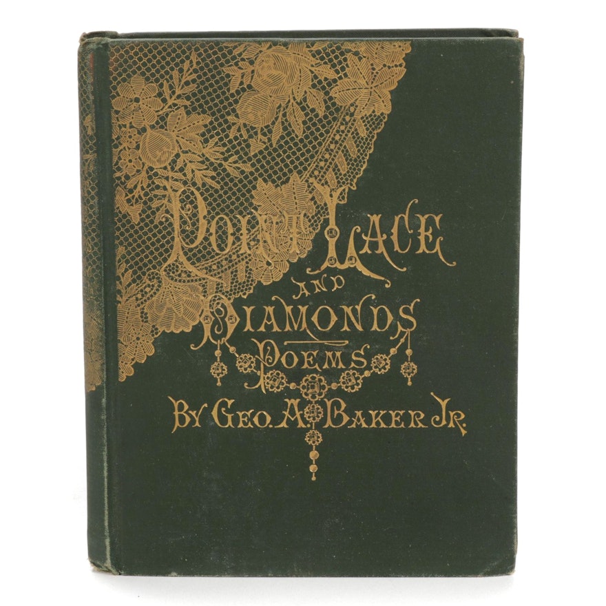Illustrated "Point-Lace and Diamonds" by George A. Baker, Jr., 1875