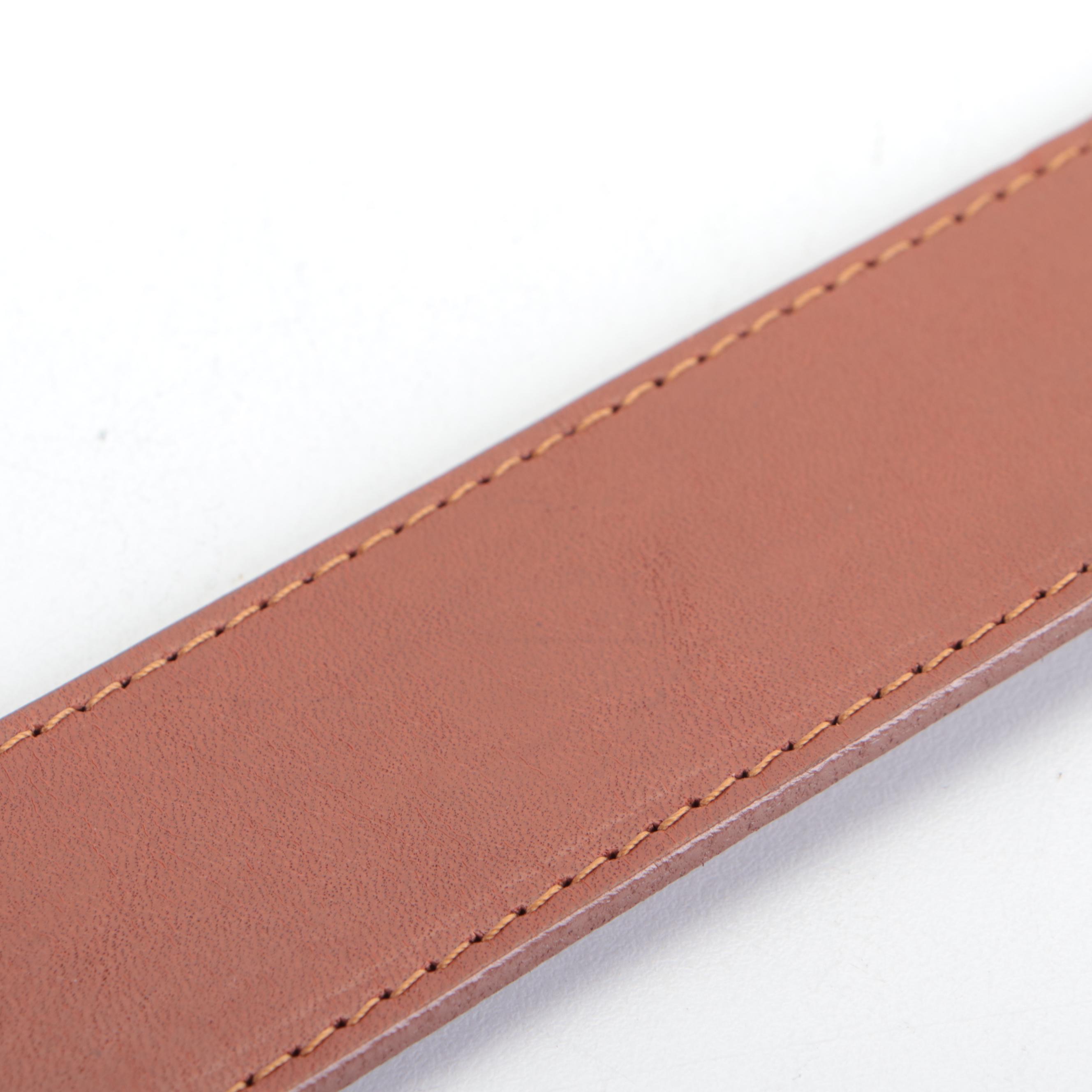 Tory Burch Metallic Fleck Ballet Flats and Logo Buckle Leather Belt