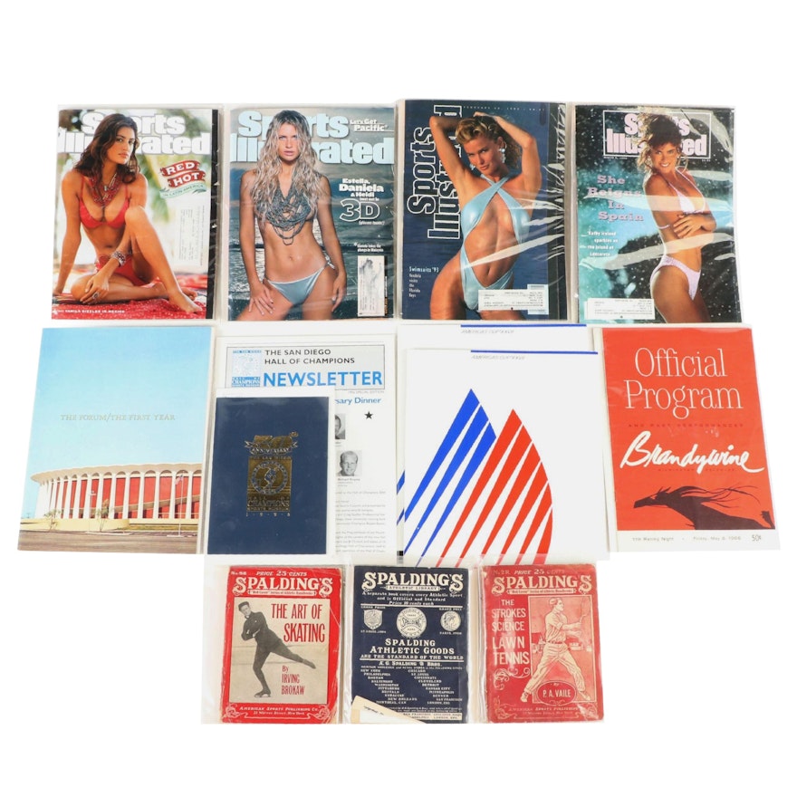 Sports Illustrated Swimsuit Issues, Spalding Athletic Books, and More