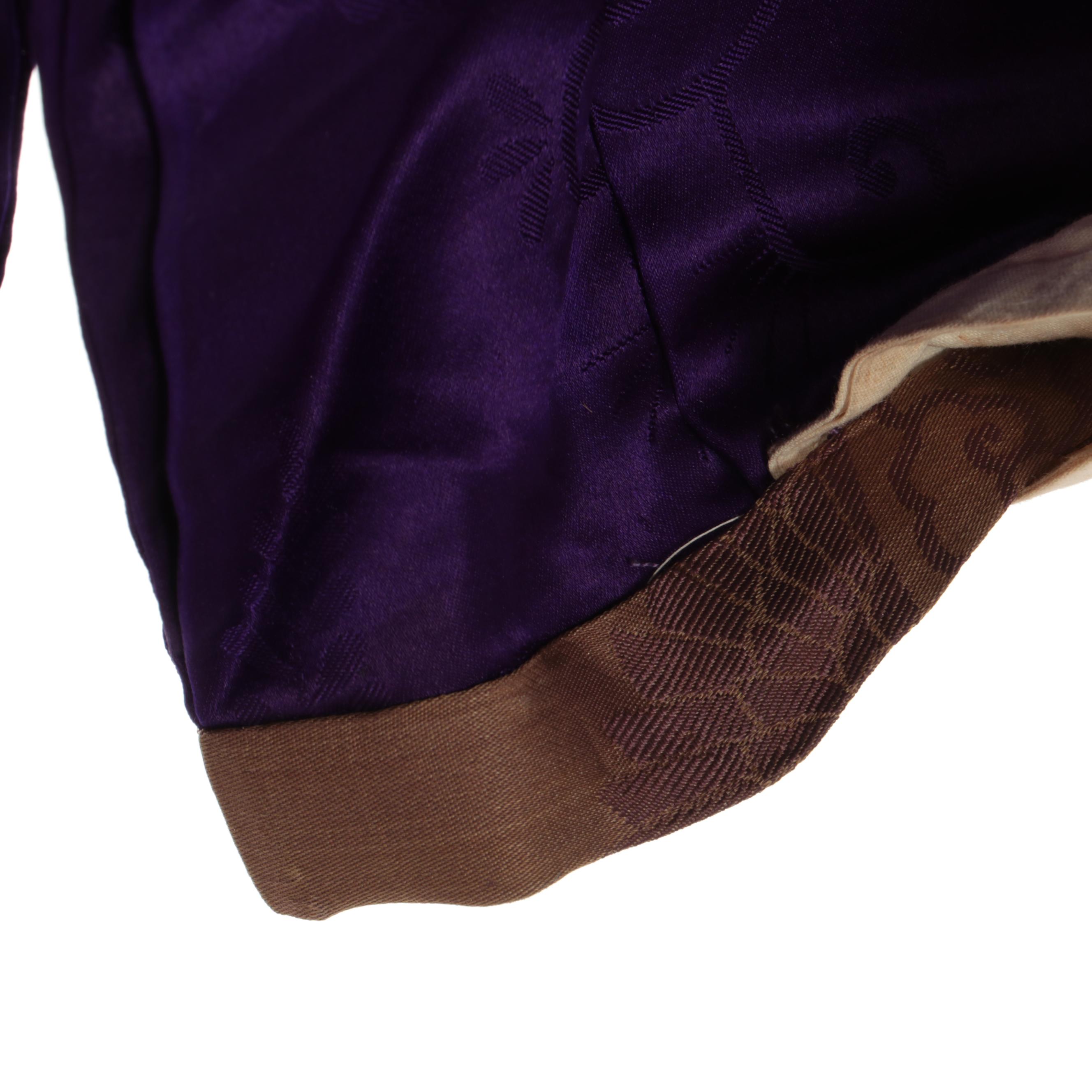 Floral Silk Traditional Tattsuke-Bakama Samurai Pants, Late Edo Period