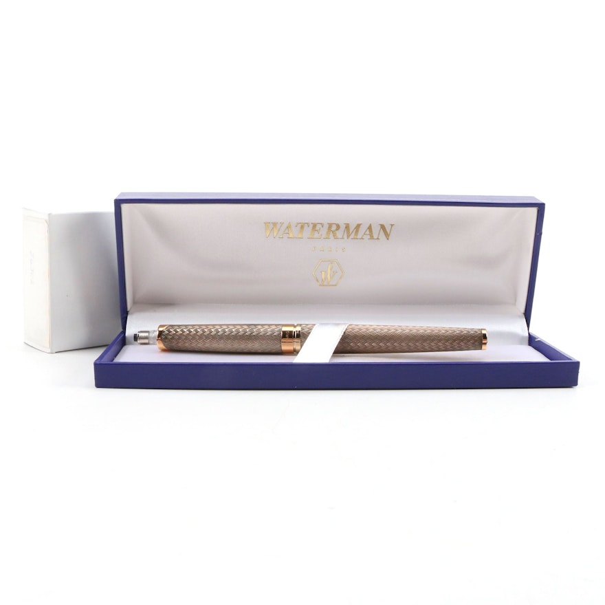 Waterman of Paris Sterling Silver Fountain Pen