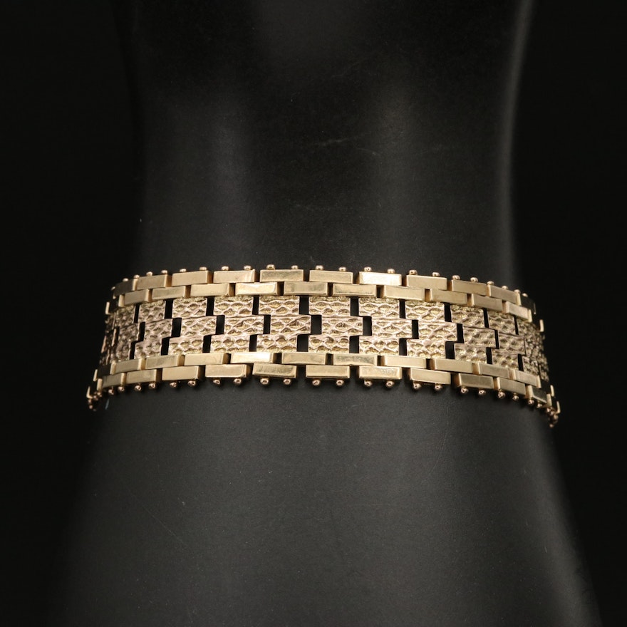 14K Riccio Chain Bracelet