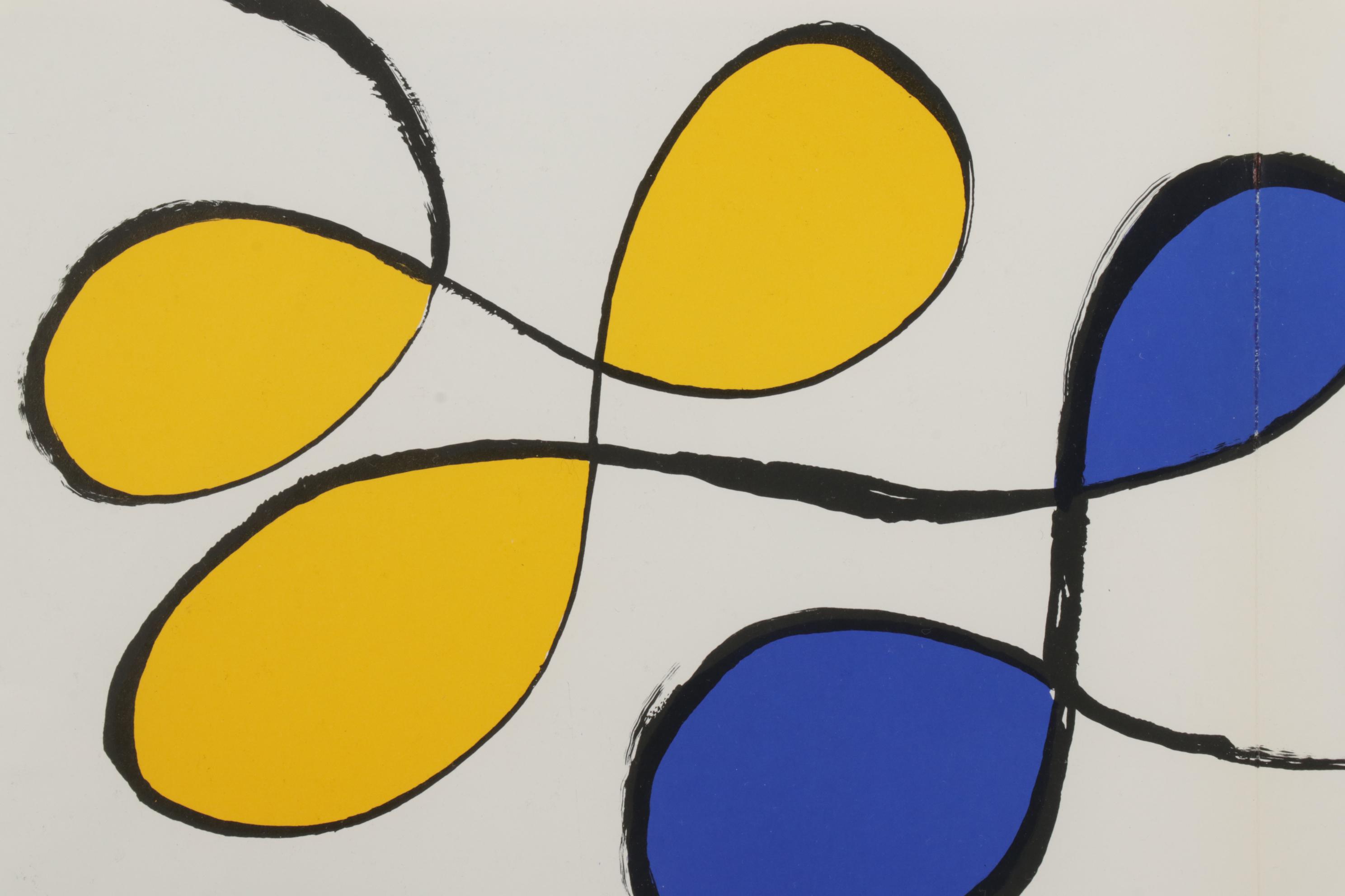 Alexander Calder Double-Page Color Lithograph for "Derrière le Miroir," 1971
