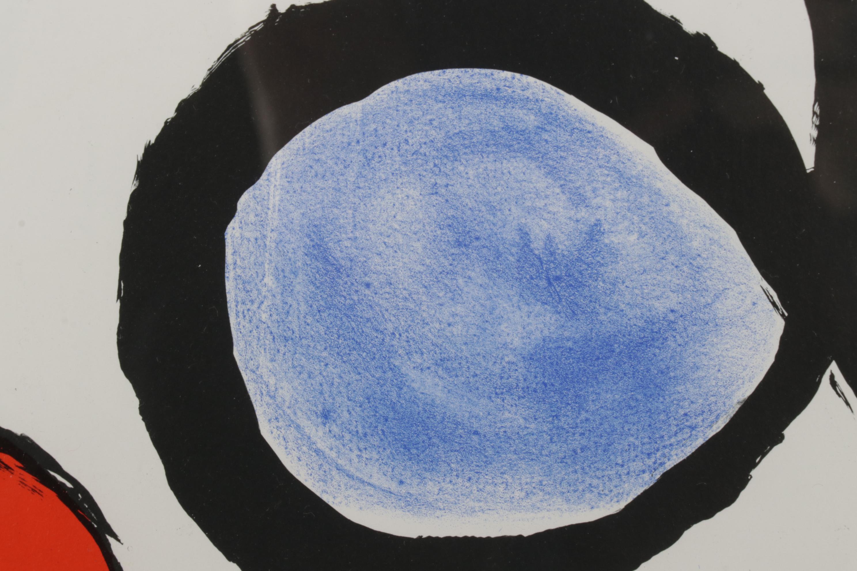 Alexander Calder Double-Page Color Lithograph for "Derrière le Miroir," 1971