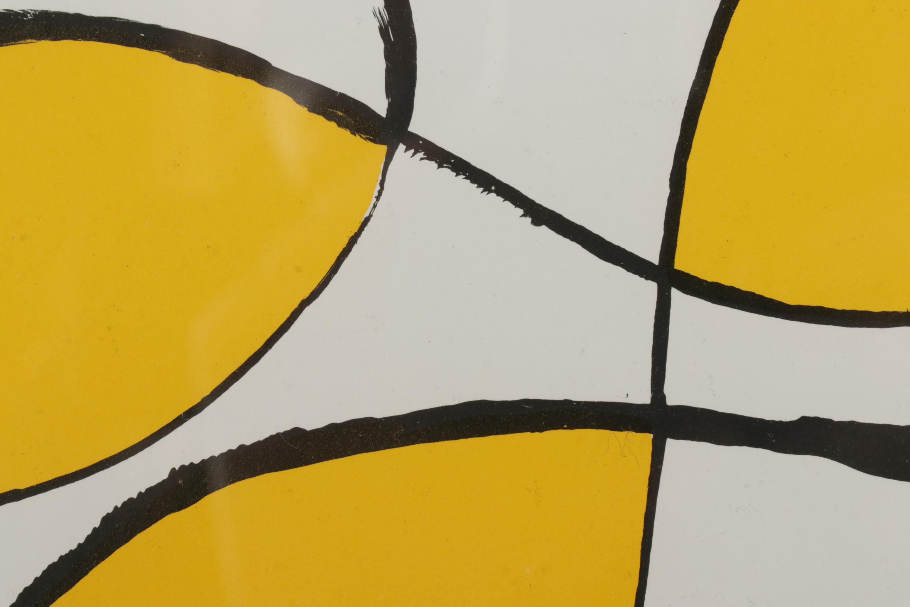 Alexander Calder Double-Page Color Lithograph for "Derrière le Miroir," 1971