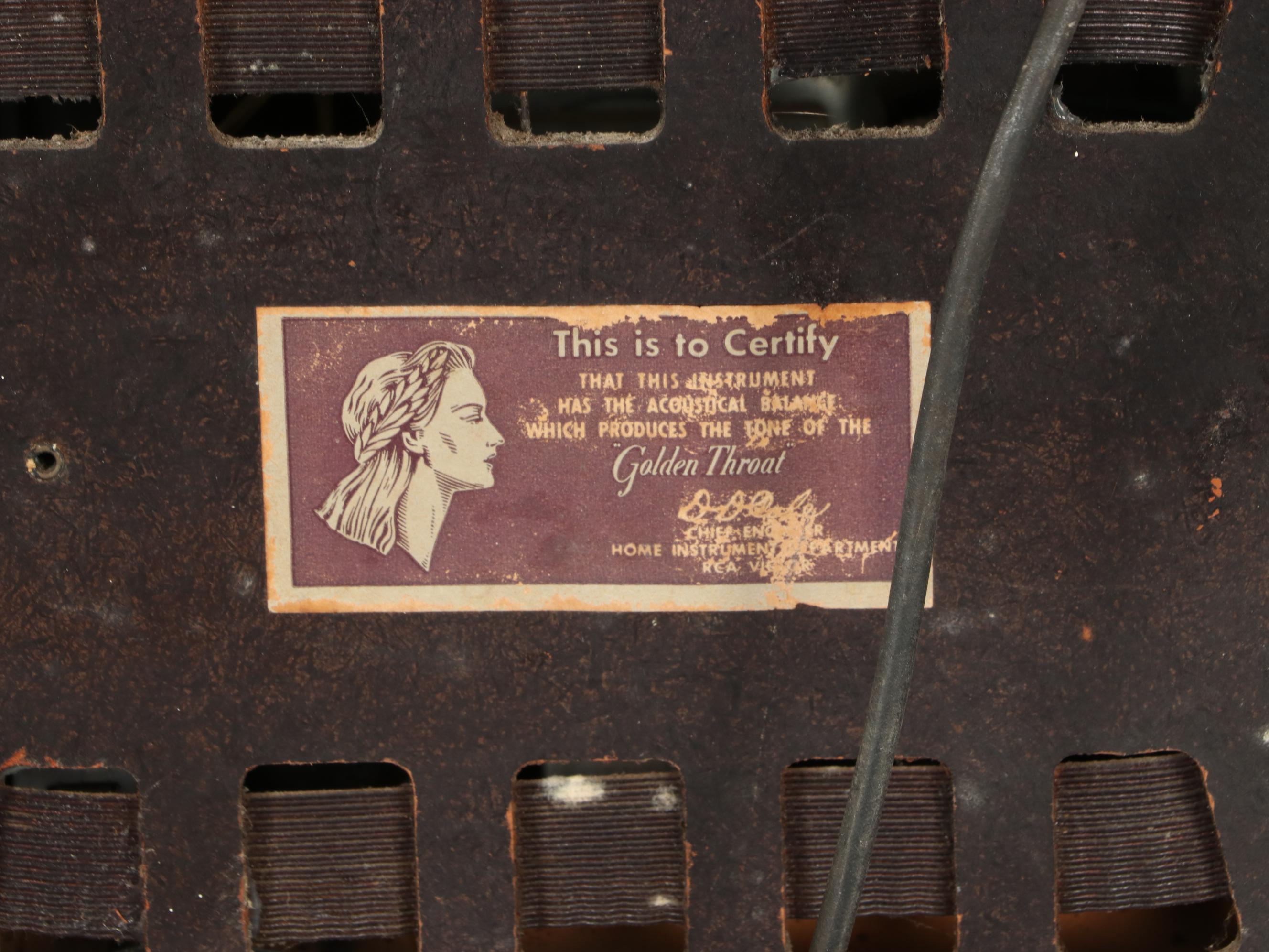 RCA Victor 45-J-9 Portable 45 RPM Record Player with Records