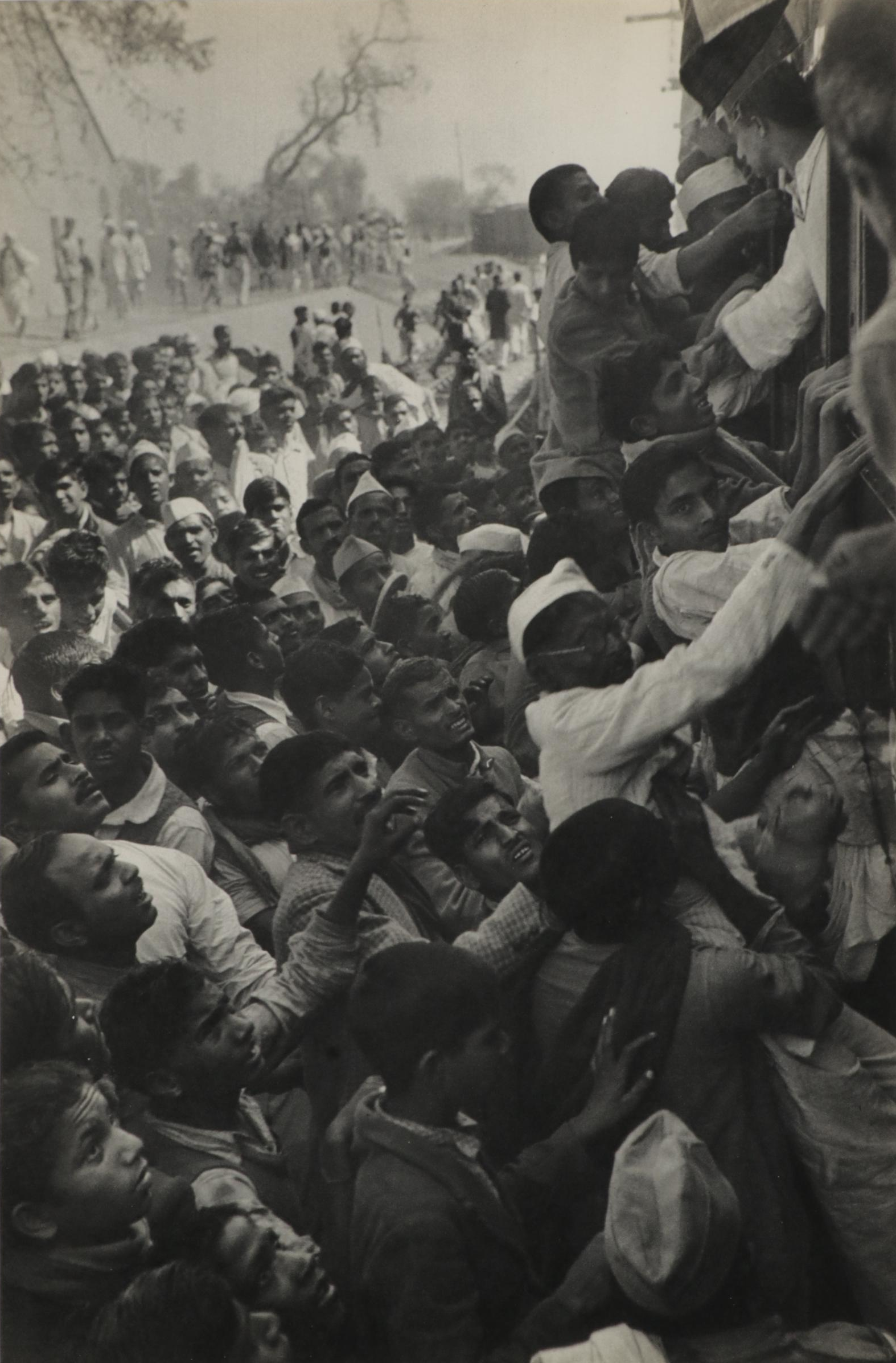 Henri Cartier-Bresson Rotogravure of the Procession of Gandhi's Ashes, 1952