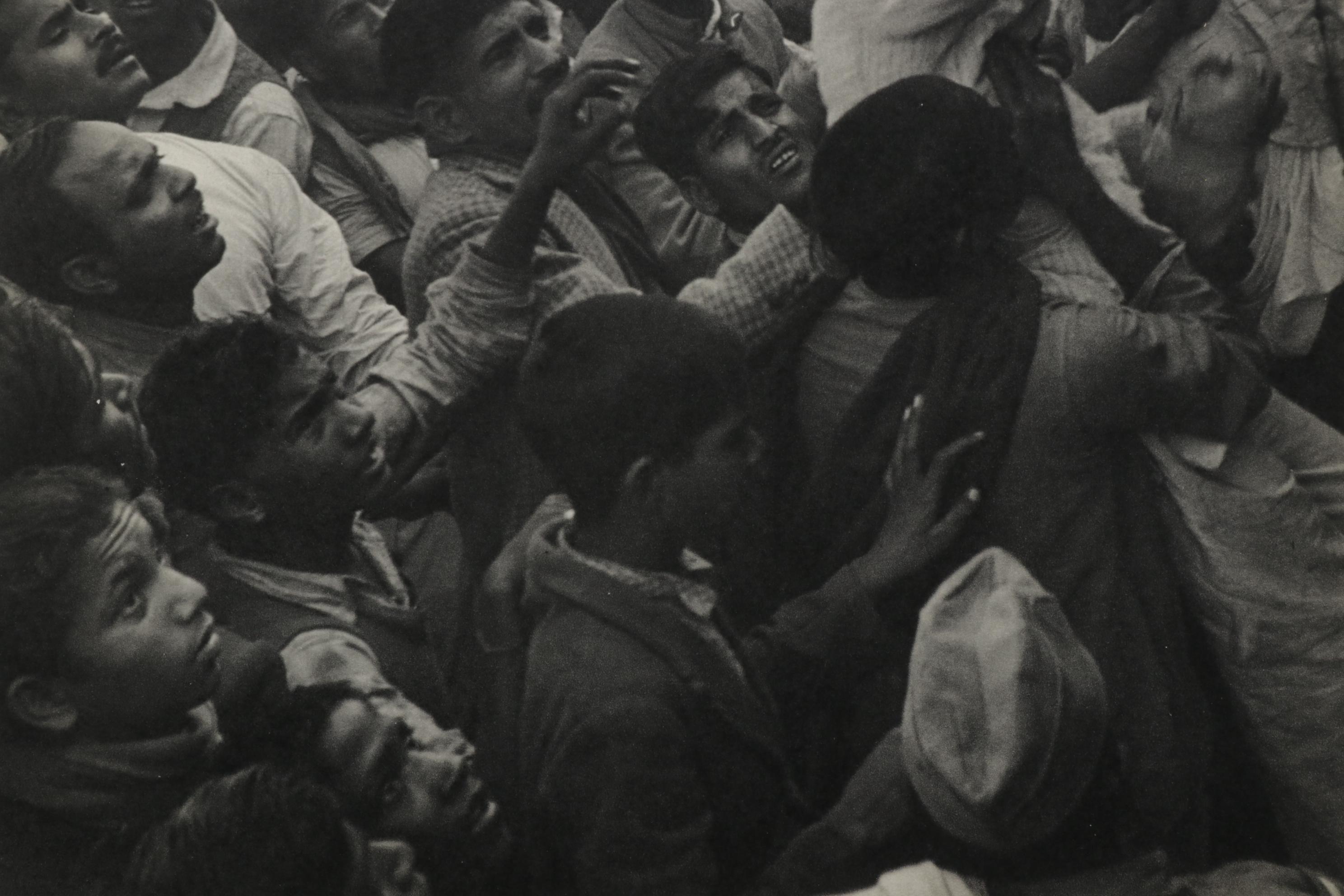 Henri Cartier-Bresson Rotogravure of the Procession of Gandhi's Ashes, 1952