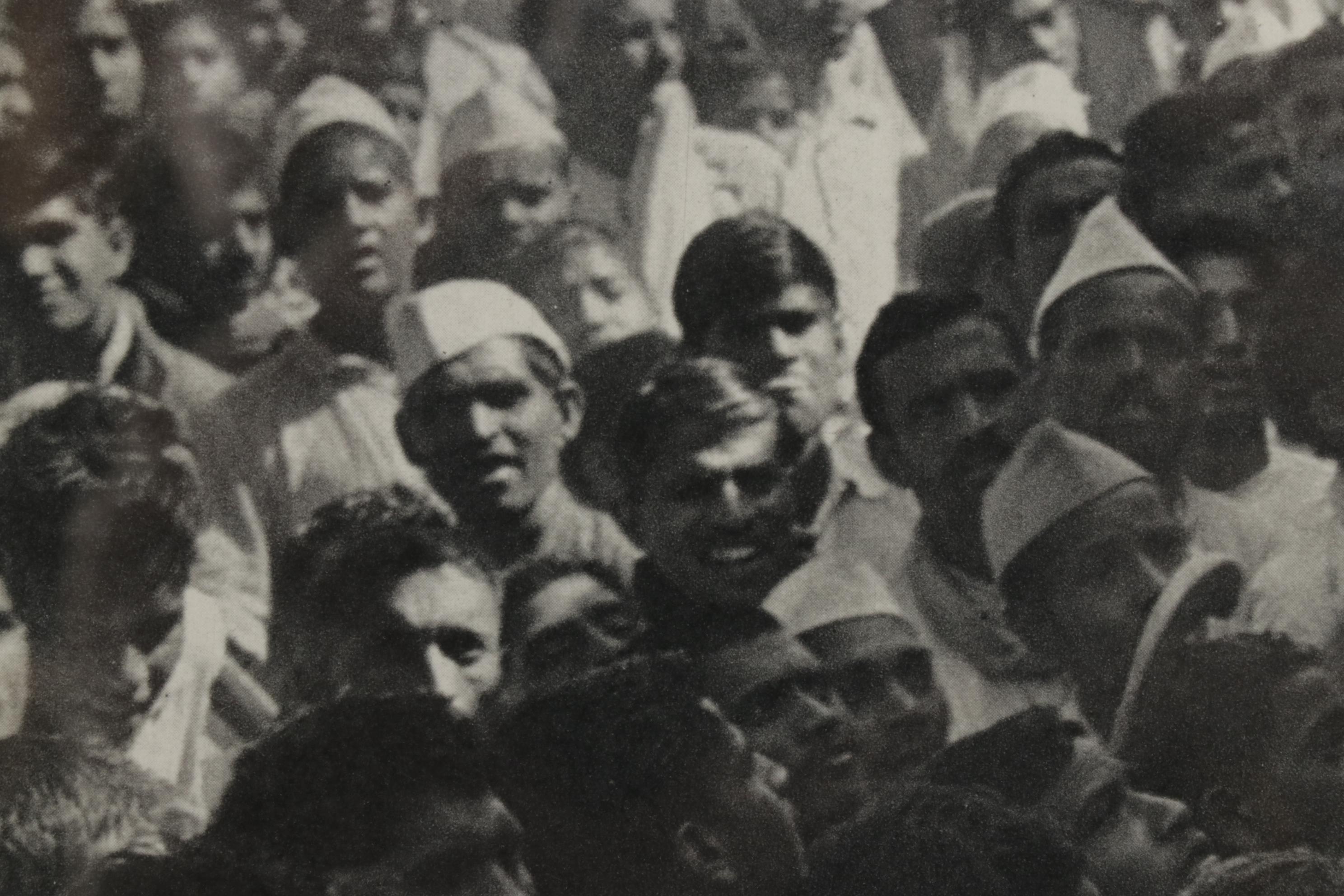 Henri Cartier-Bresson Rotogravure of the Procession of Gandhi's Ashes, 1952