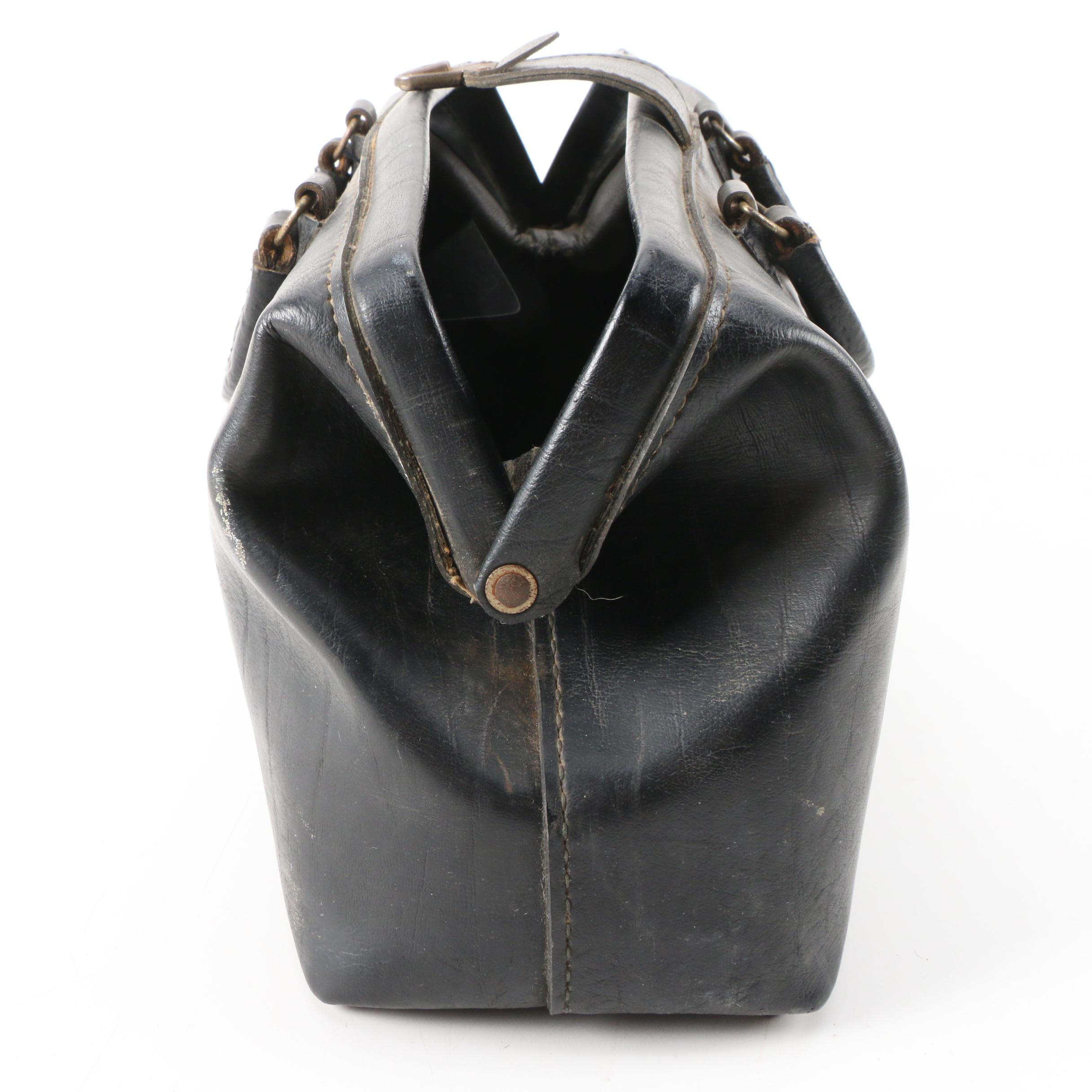 Black Leather Doctor's Bag