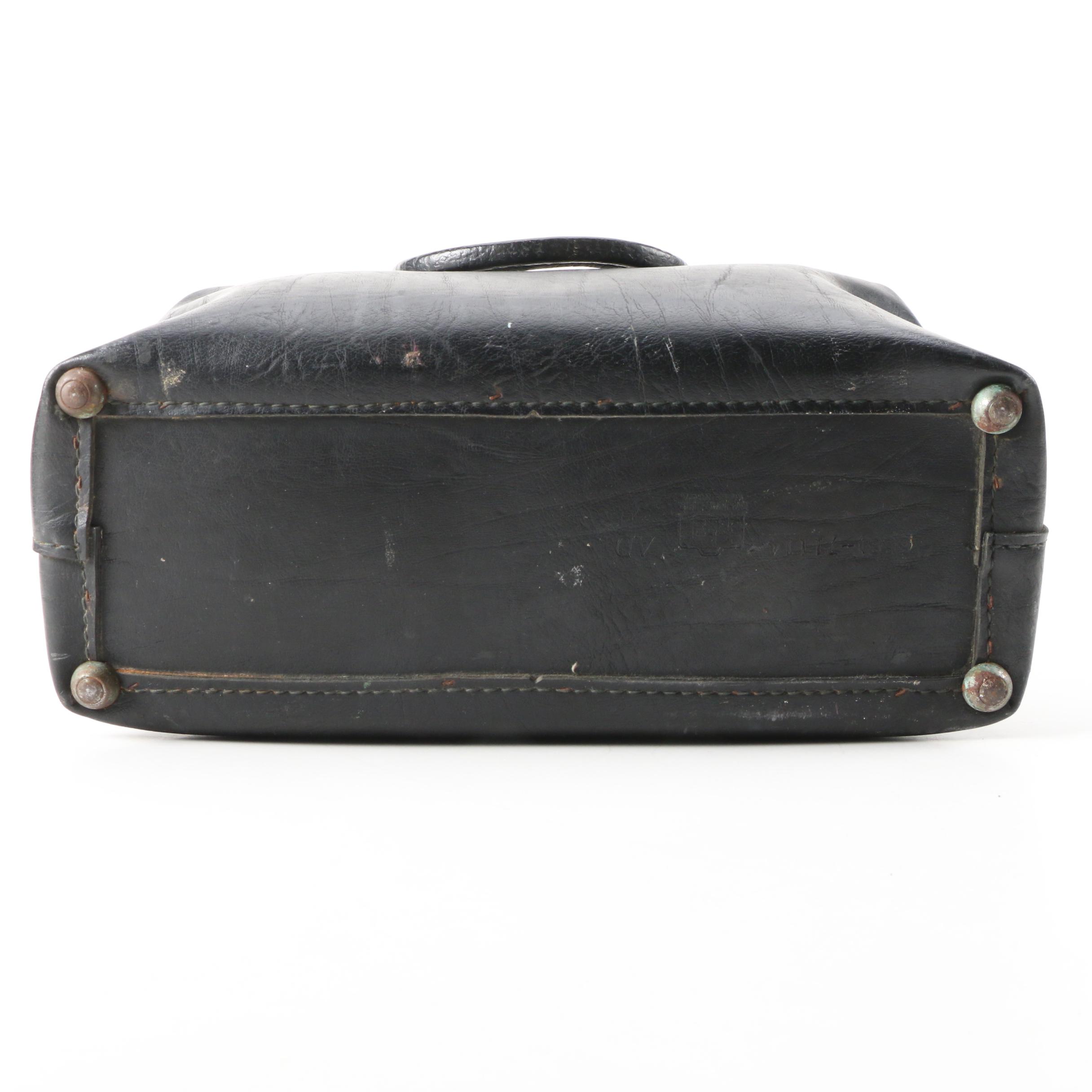 Black Leather Doctor's Bag