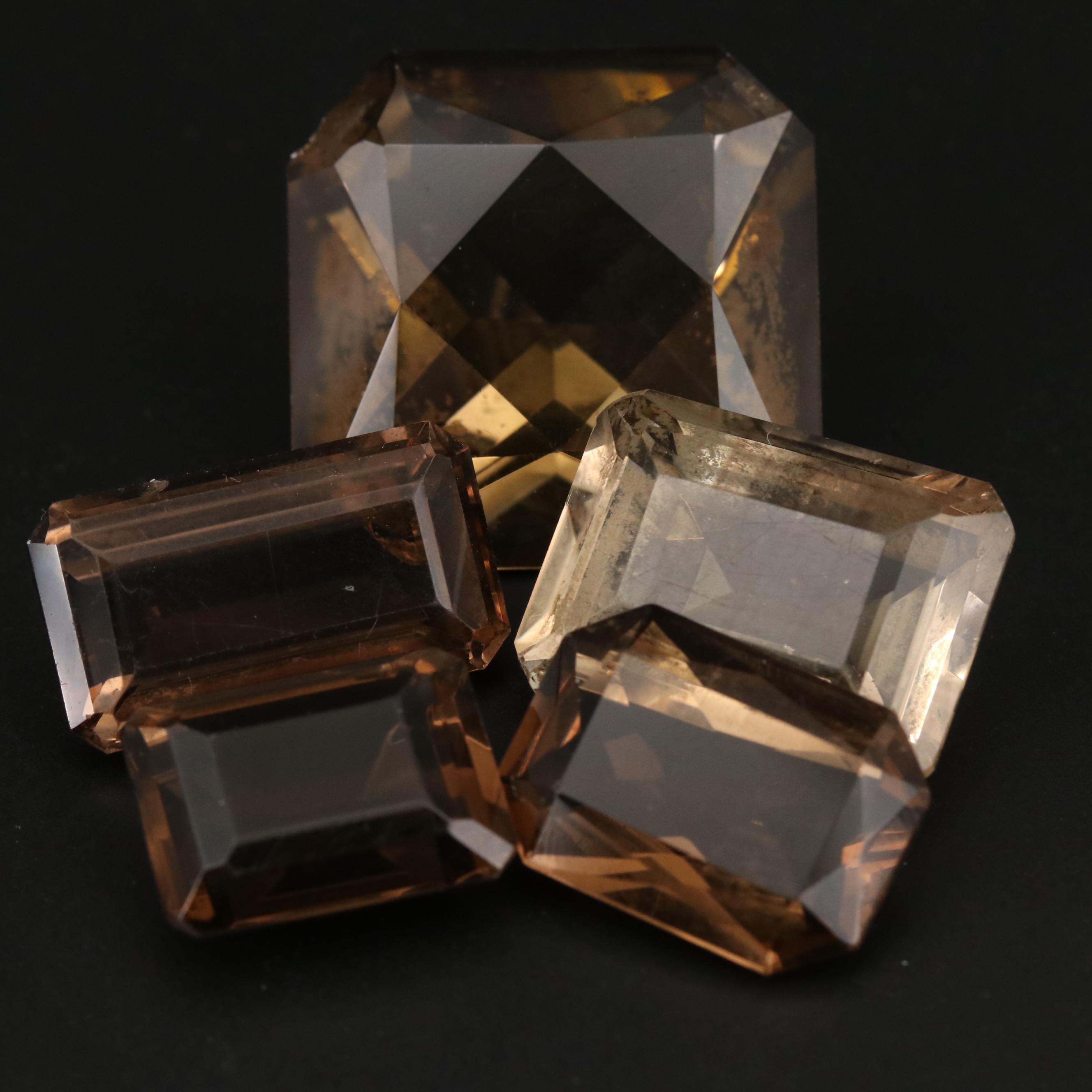 Loose 105.14 CTW Smoky Quartz