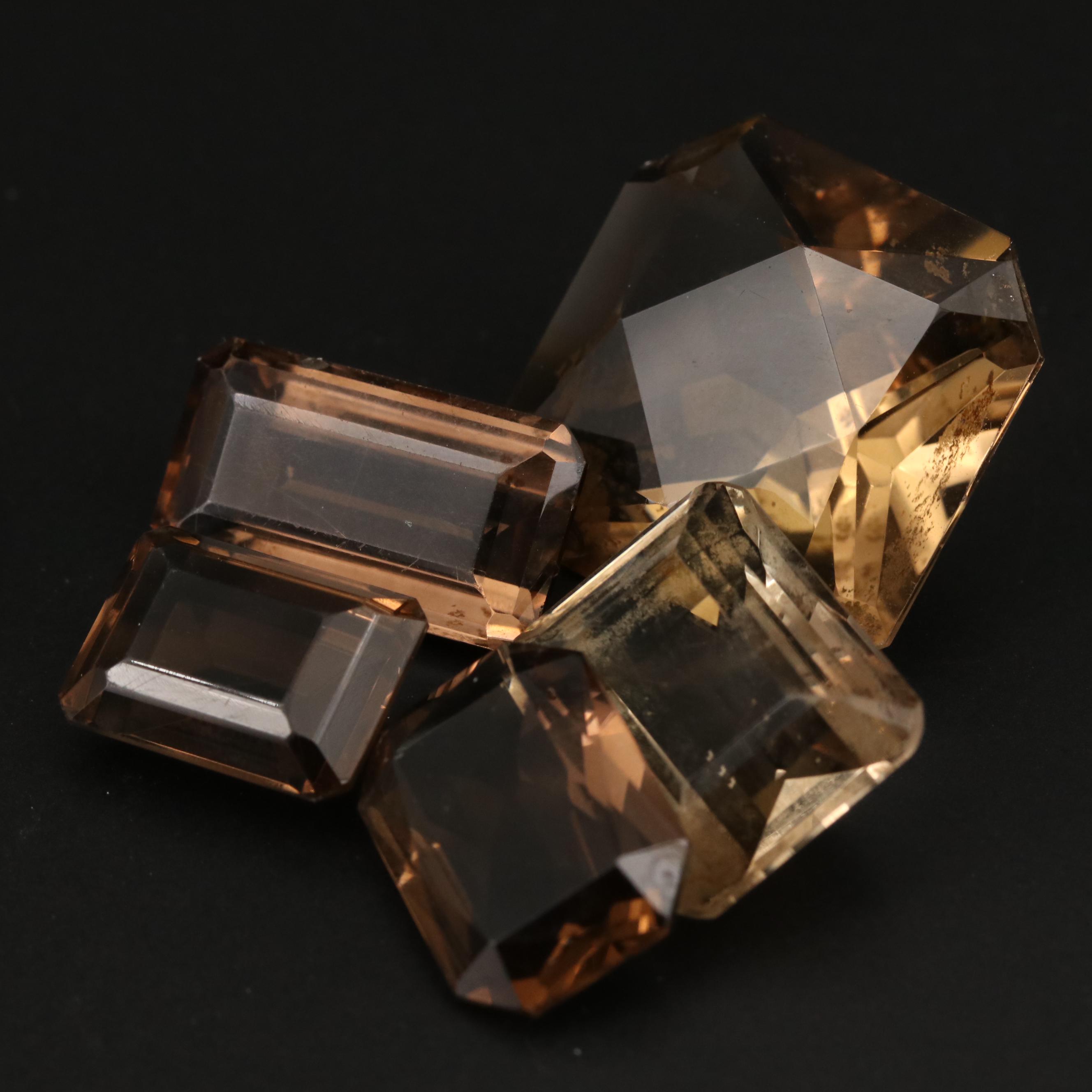 Loose 105.14 CTW Smoky Quartz