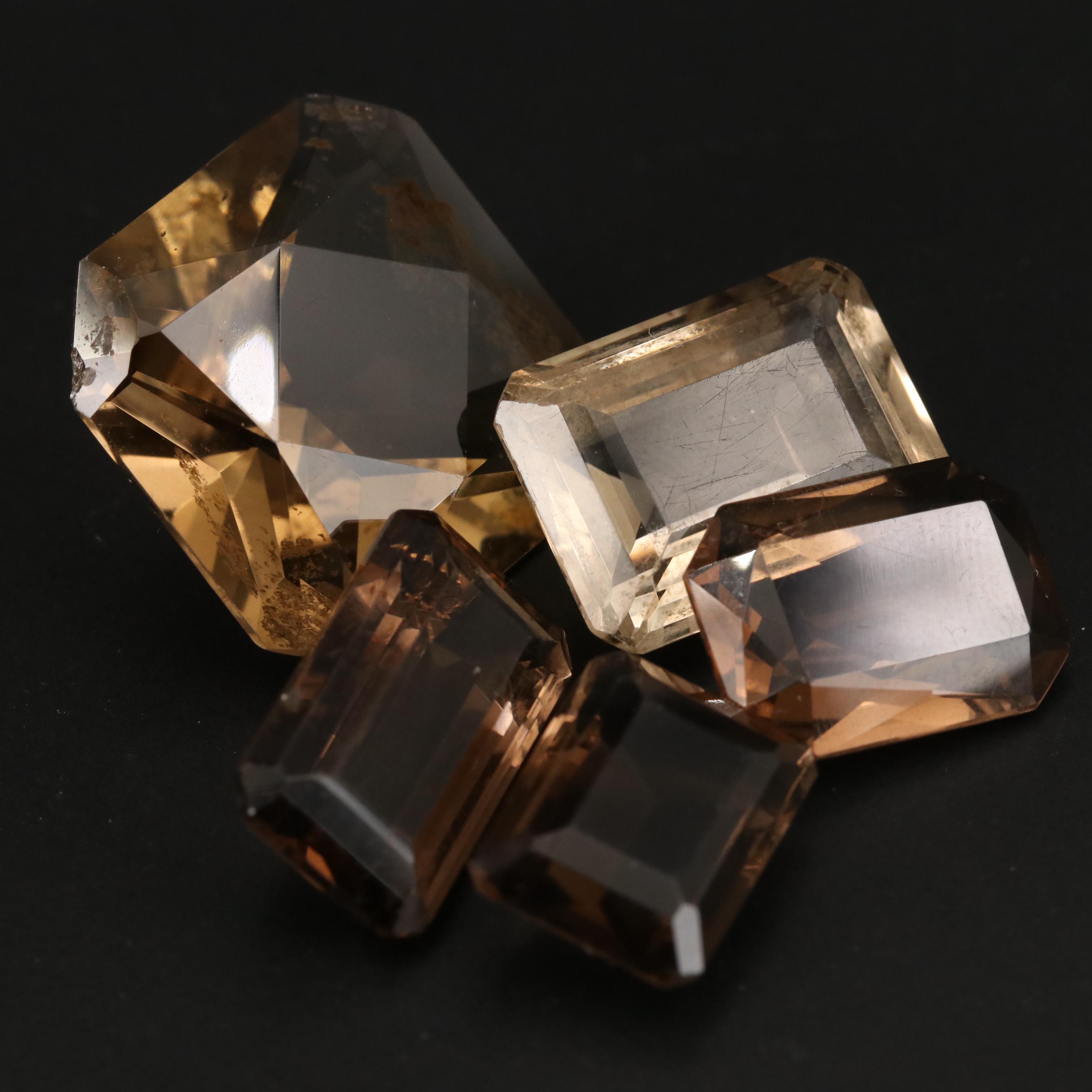 Loose 105.14 CTW Smoky Quartz