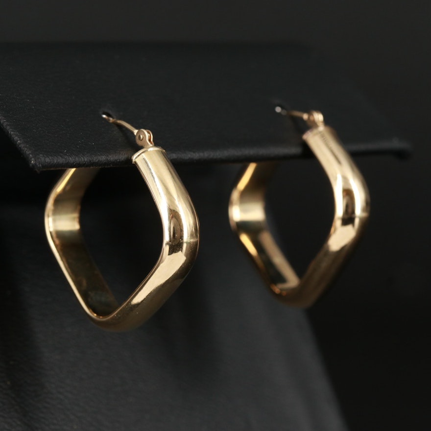 14K Hoop Earrings