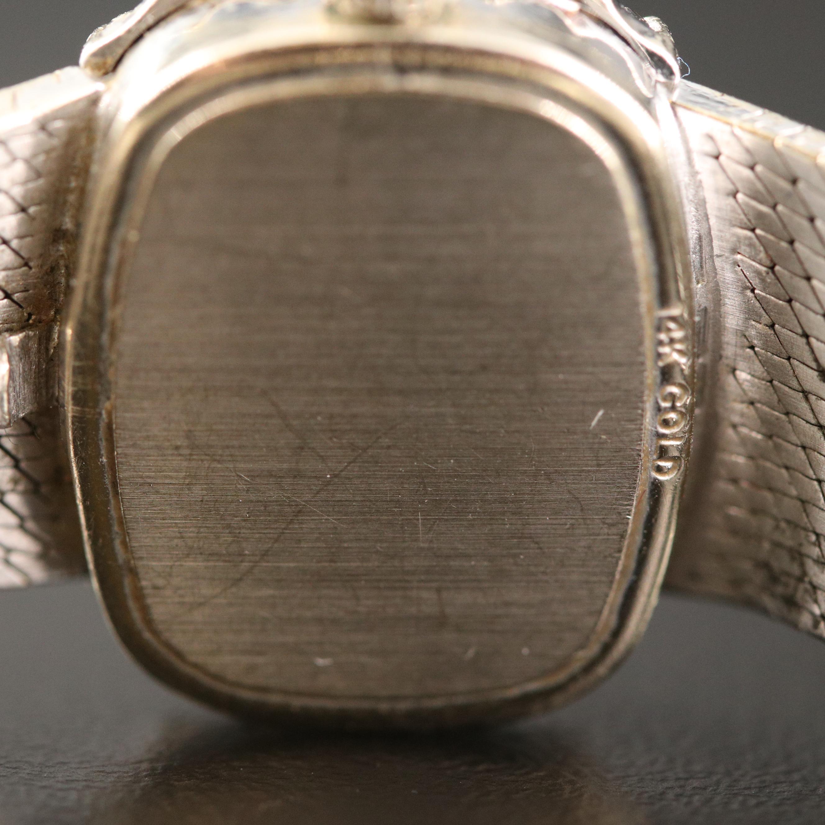 Vintage Rolex 14K Diamond Watch