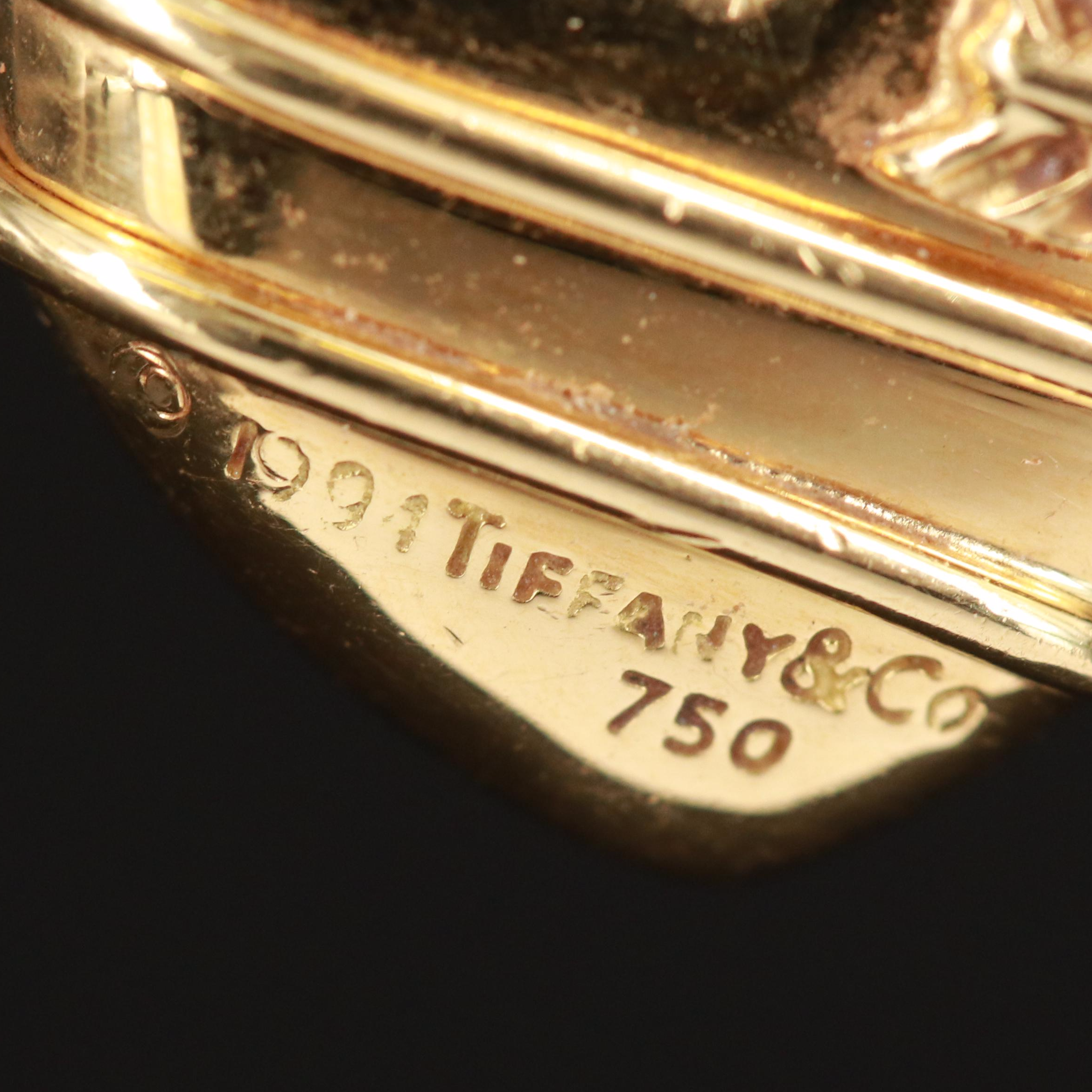 Vintage Tiffany & Co. 18K Cupid's Arrow Heart Pearl Necklace