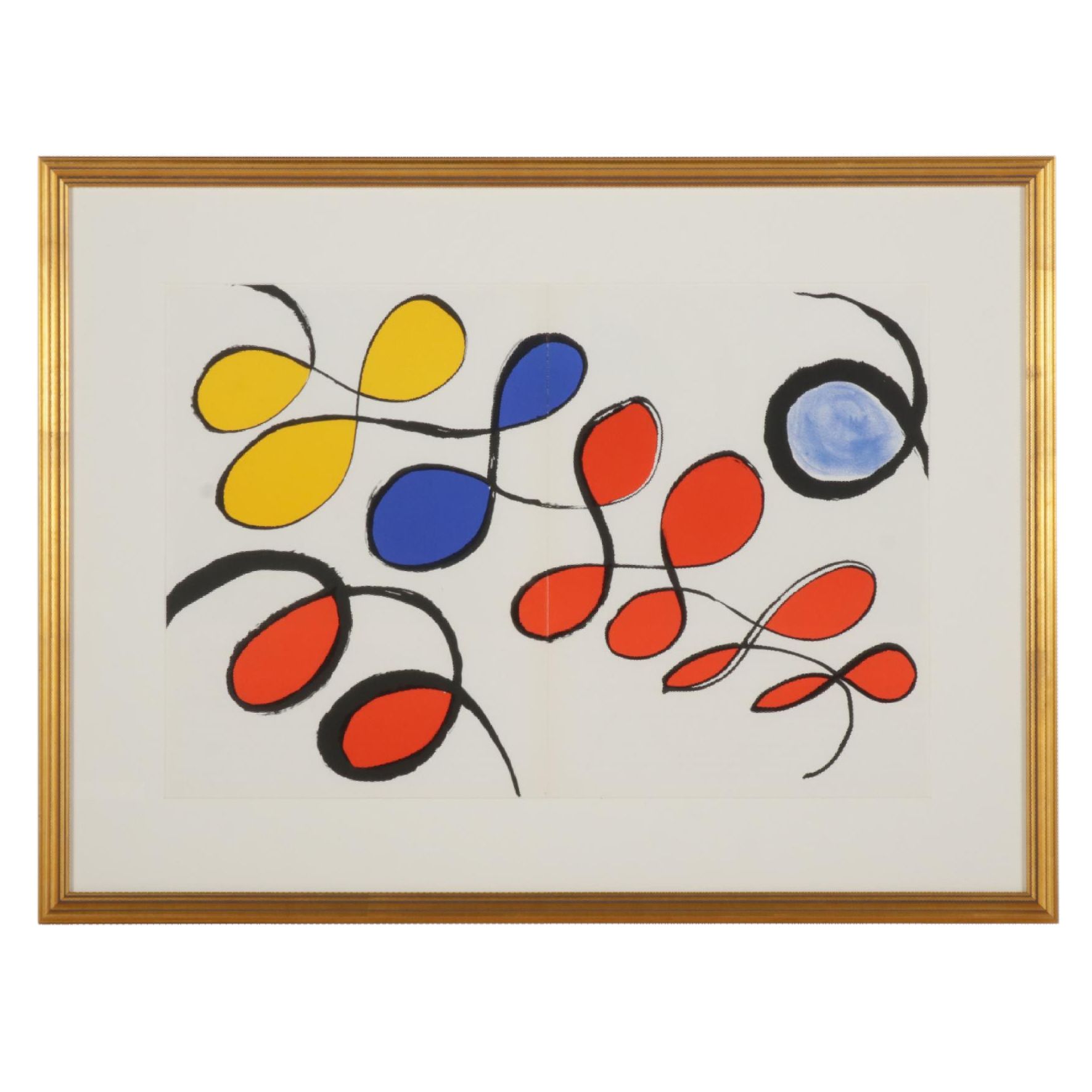 Alexander Calder Double-Page Color Lithograph for "Derrière le Miroir," 1971