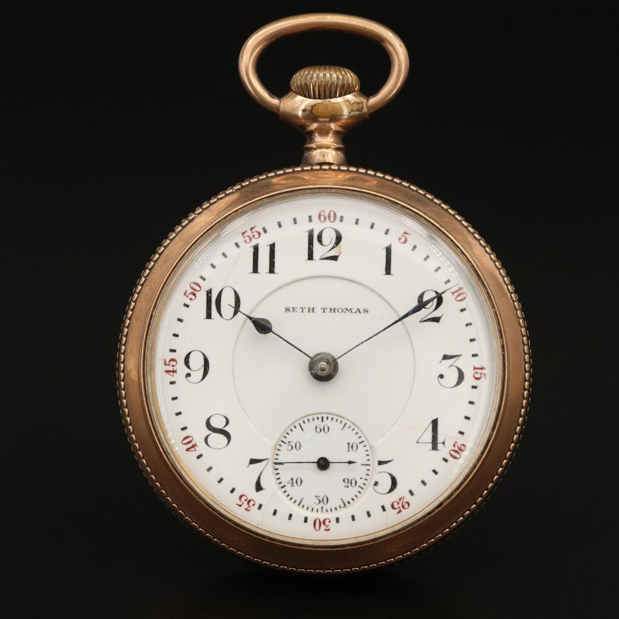 1906 Seth Thomas Gold Filled Pocket Watch