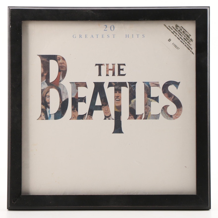 "The Beatles 20 Greatest Hits" Framed Album